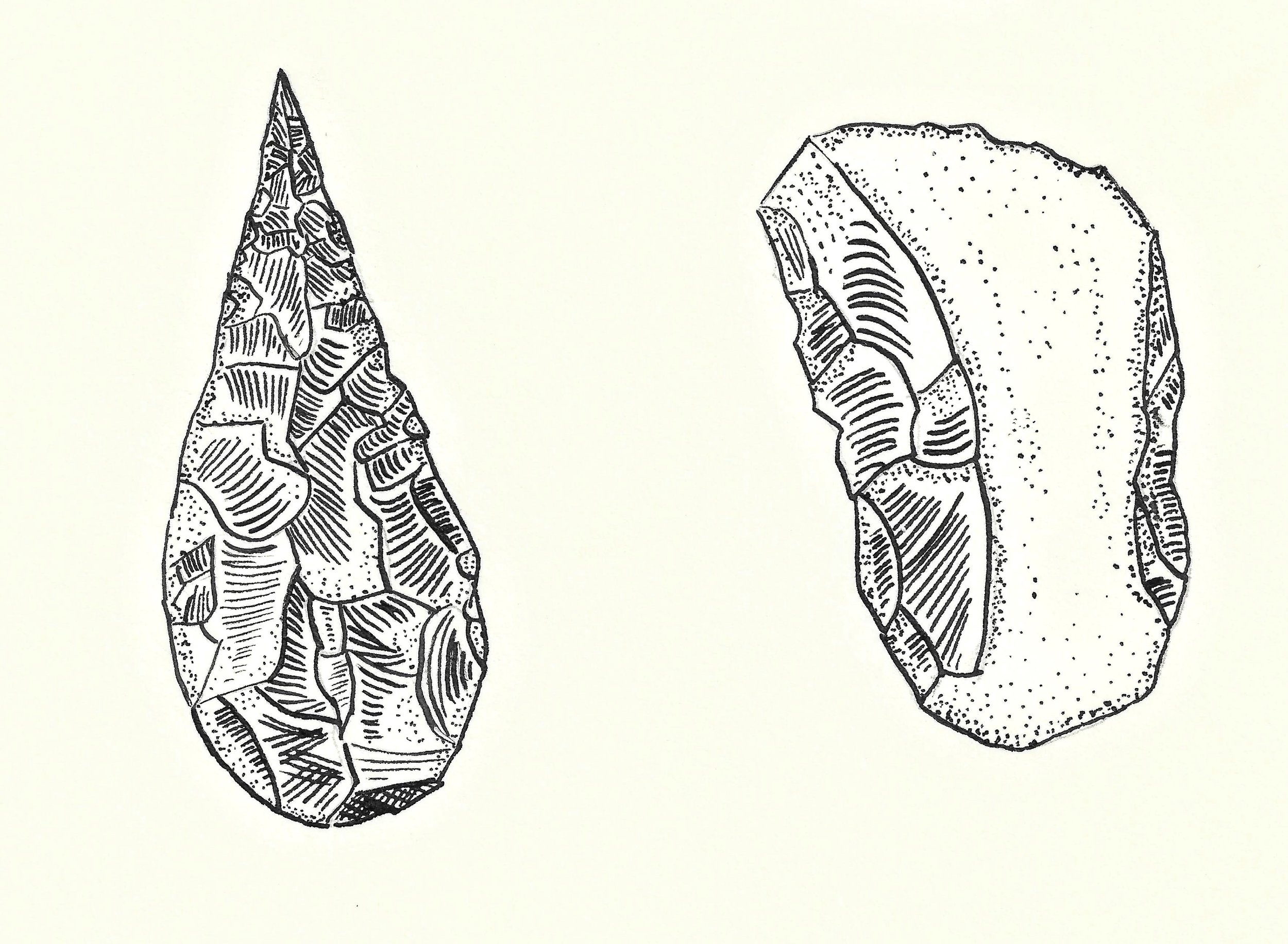 Copy of Copy of Handaxes and cleavers, palaeolithic man's Swiss Army knives.