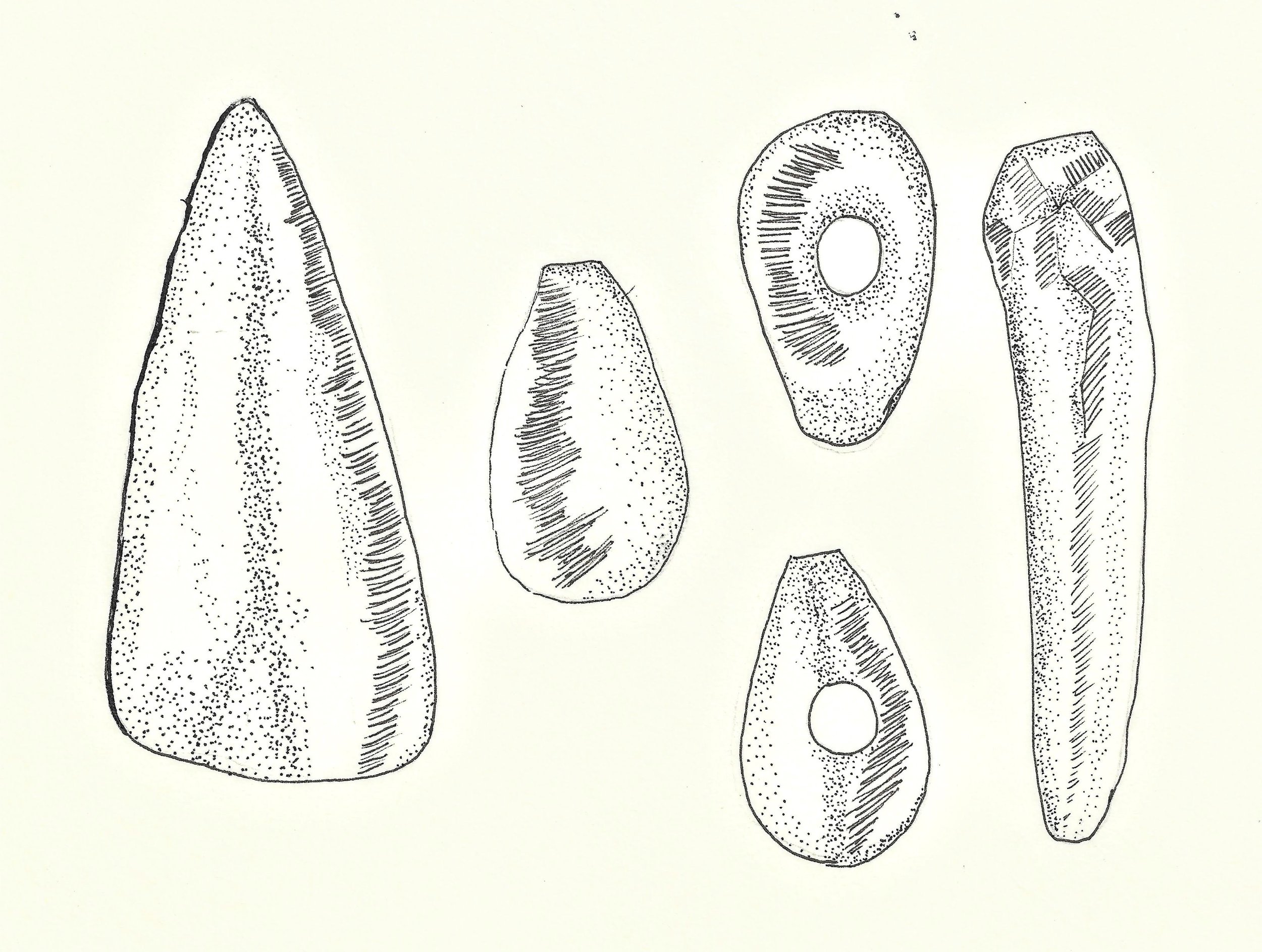 Copy of Copy of Neolithic tools or new stone age tools were polished and smoother and often attached to a piece of wood to make what is called a composite tool.