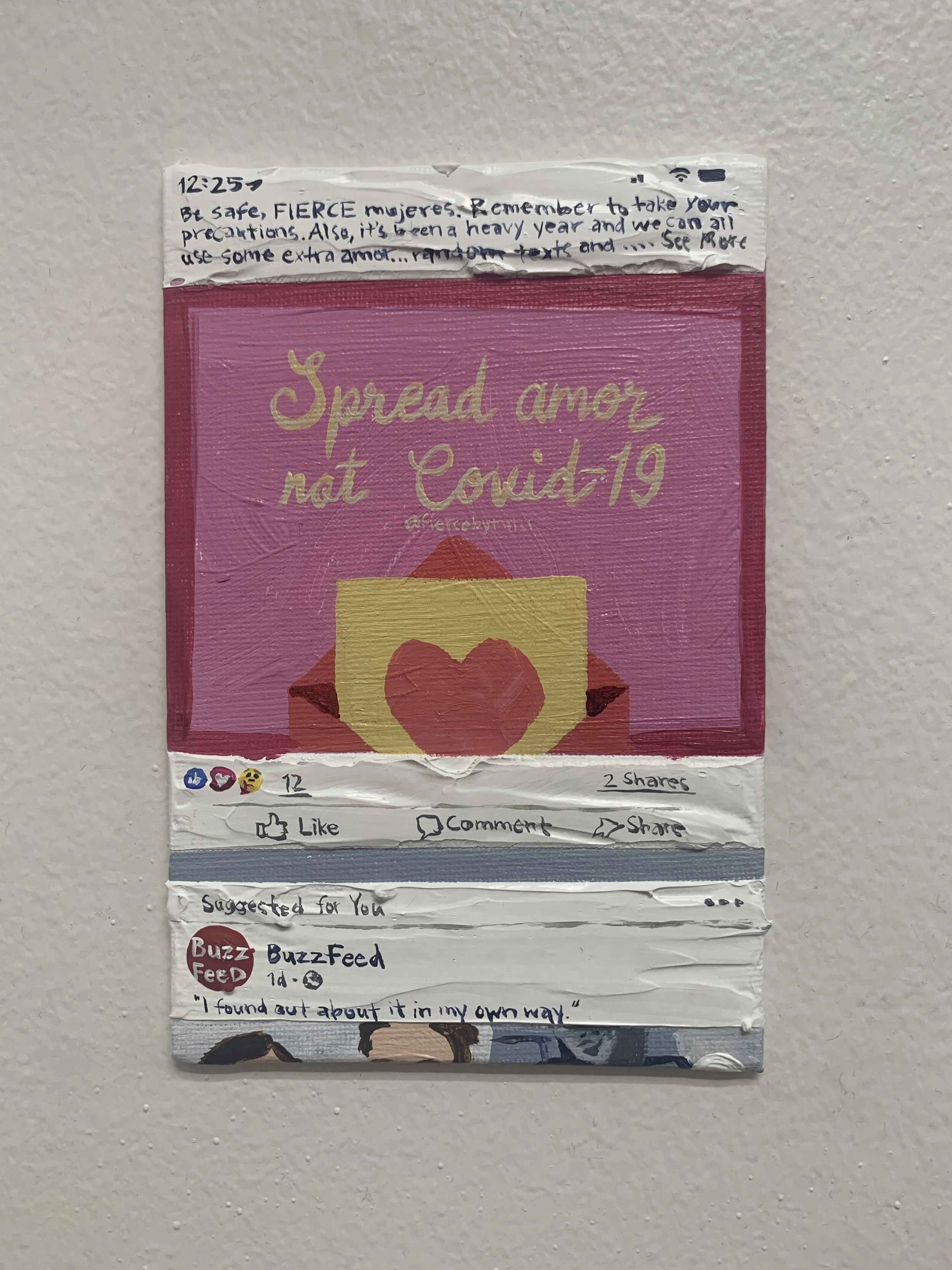 Spread amor, not Covid-19