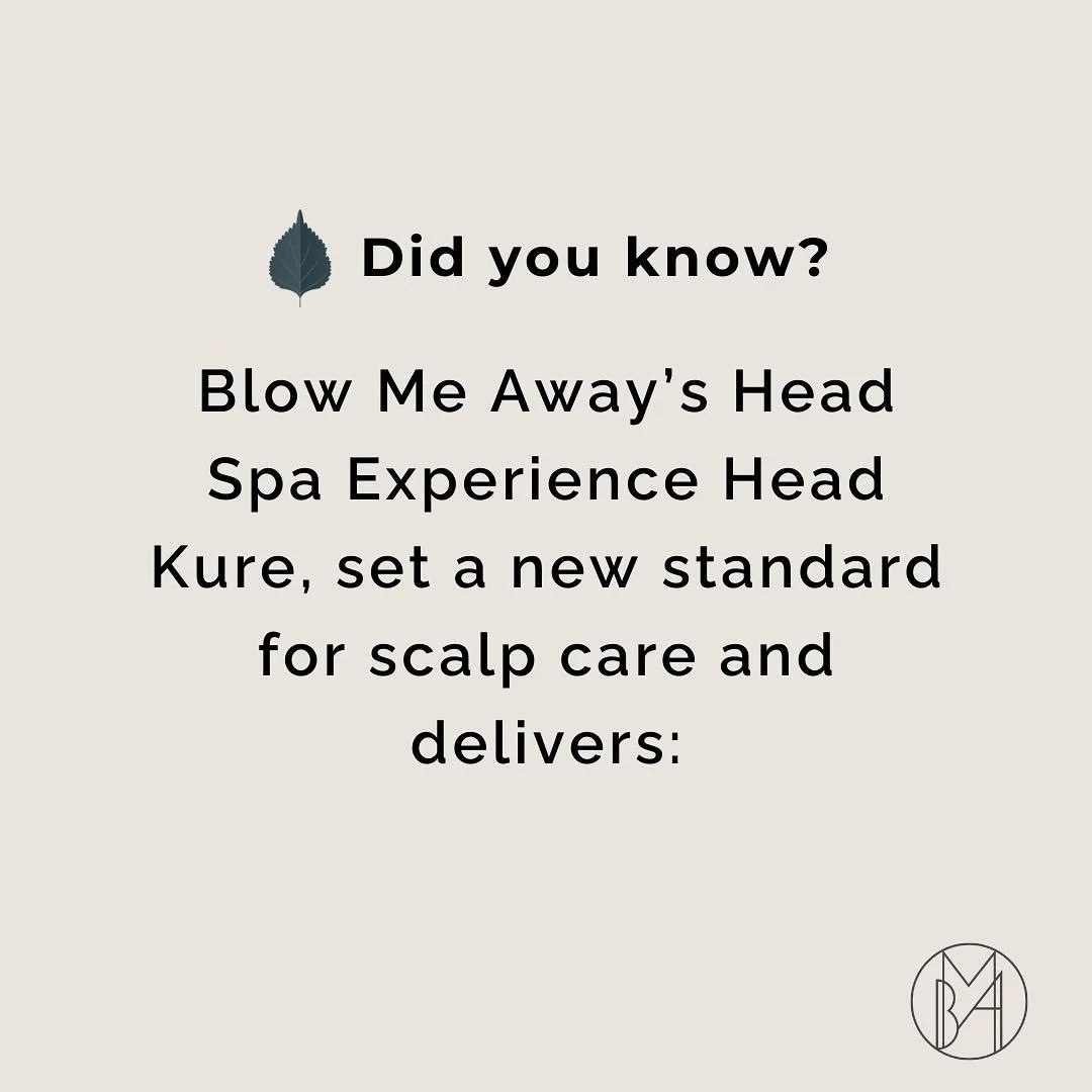 ✨ Your scalp deserves the same care as your skin.

Our Head Spa Experience Head Kure is more than a treatment - it&rsquo;s a ritual designed to restore balance, ease stress, and rejuvenate from root to tip. From boosting circulation to releasing tens