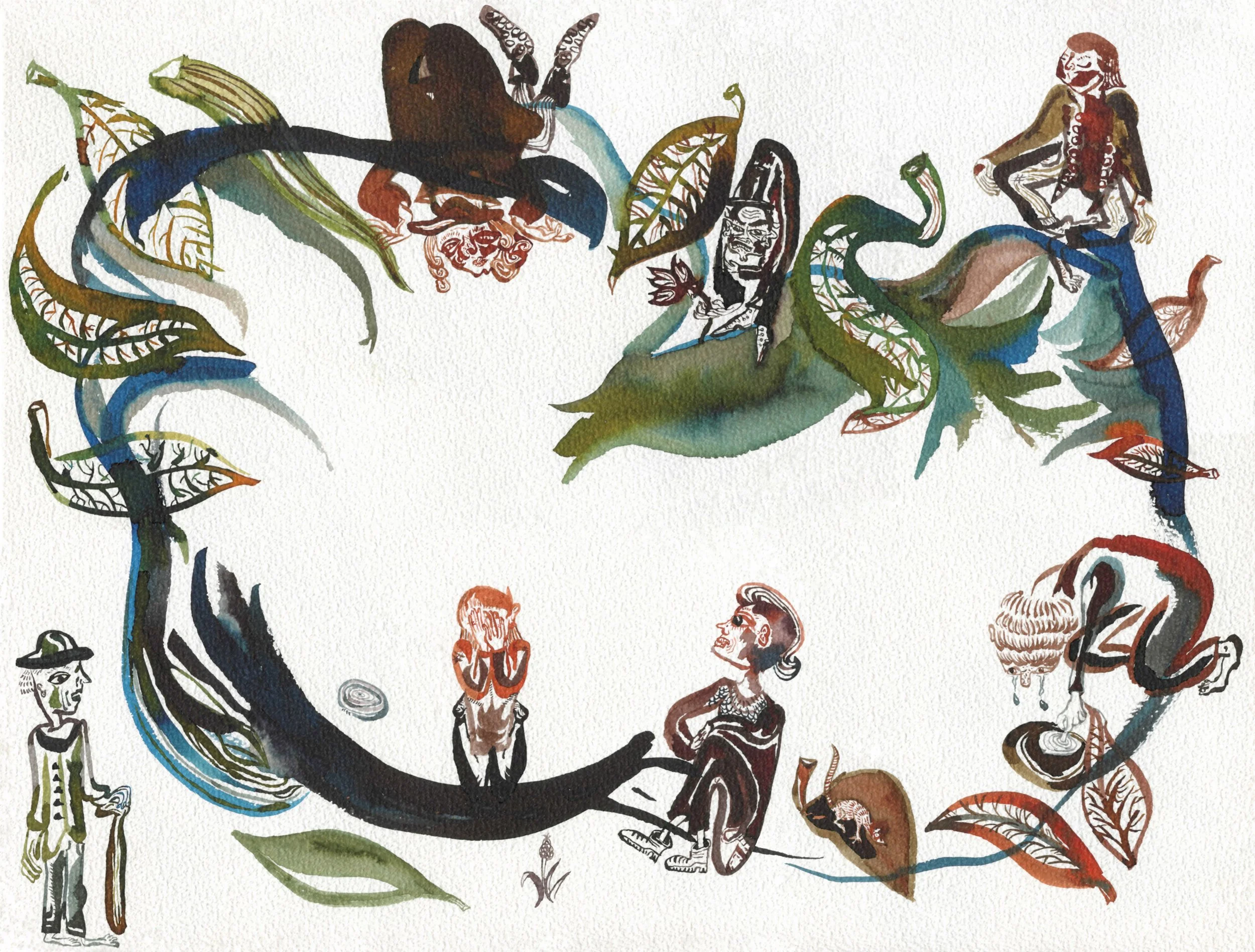 They gathered to mourn the death of the pond