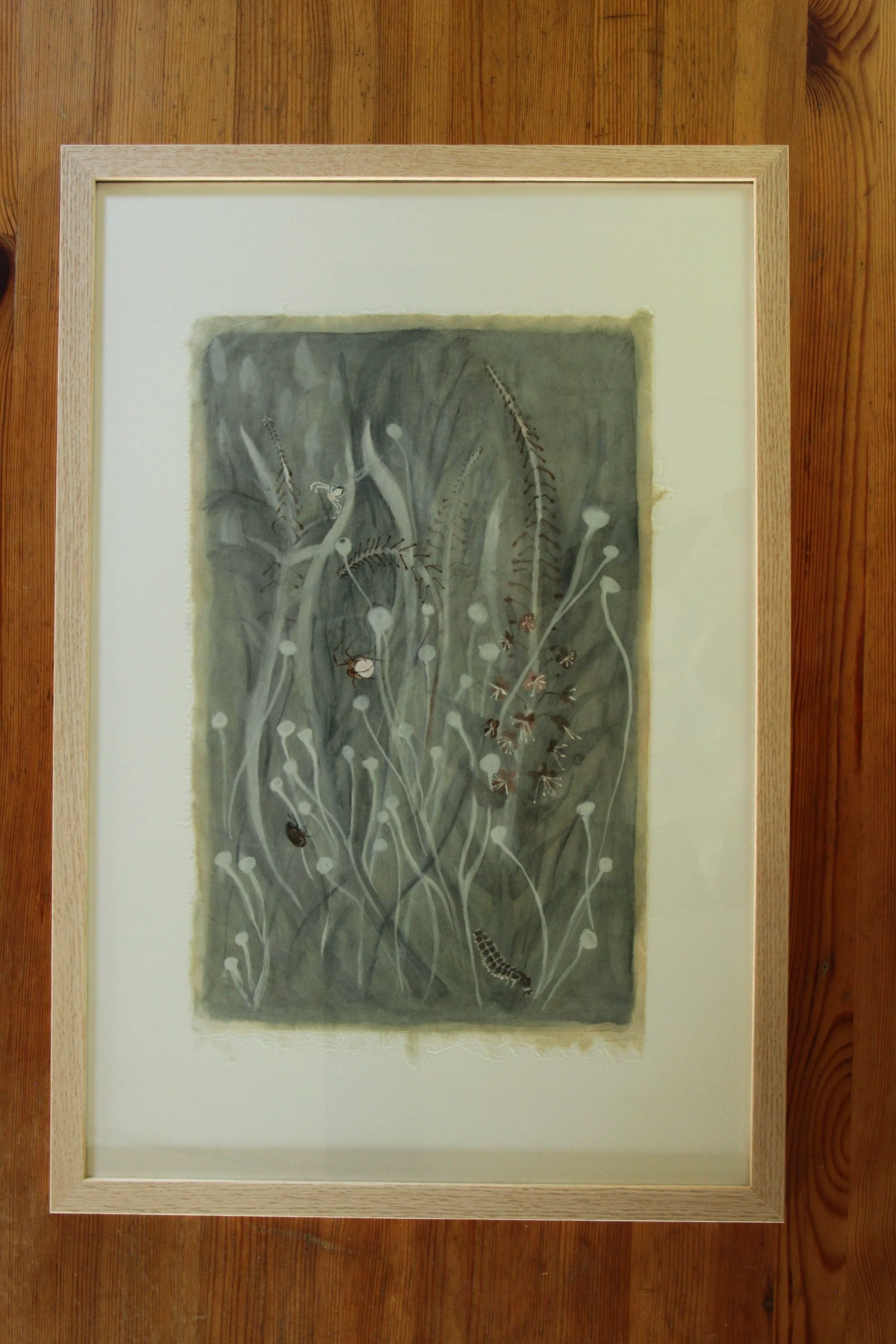 Oak wood frame