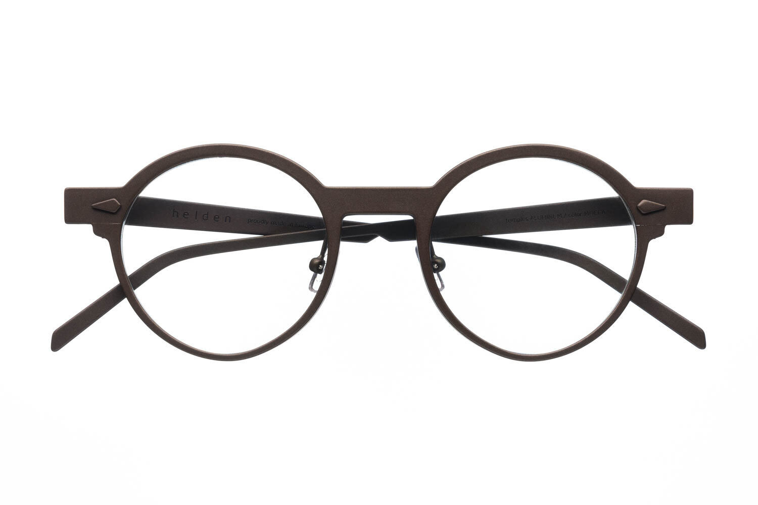 model ALUMINUM SIX front MOCCA / temples ALUMINUM MOCCA