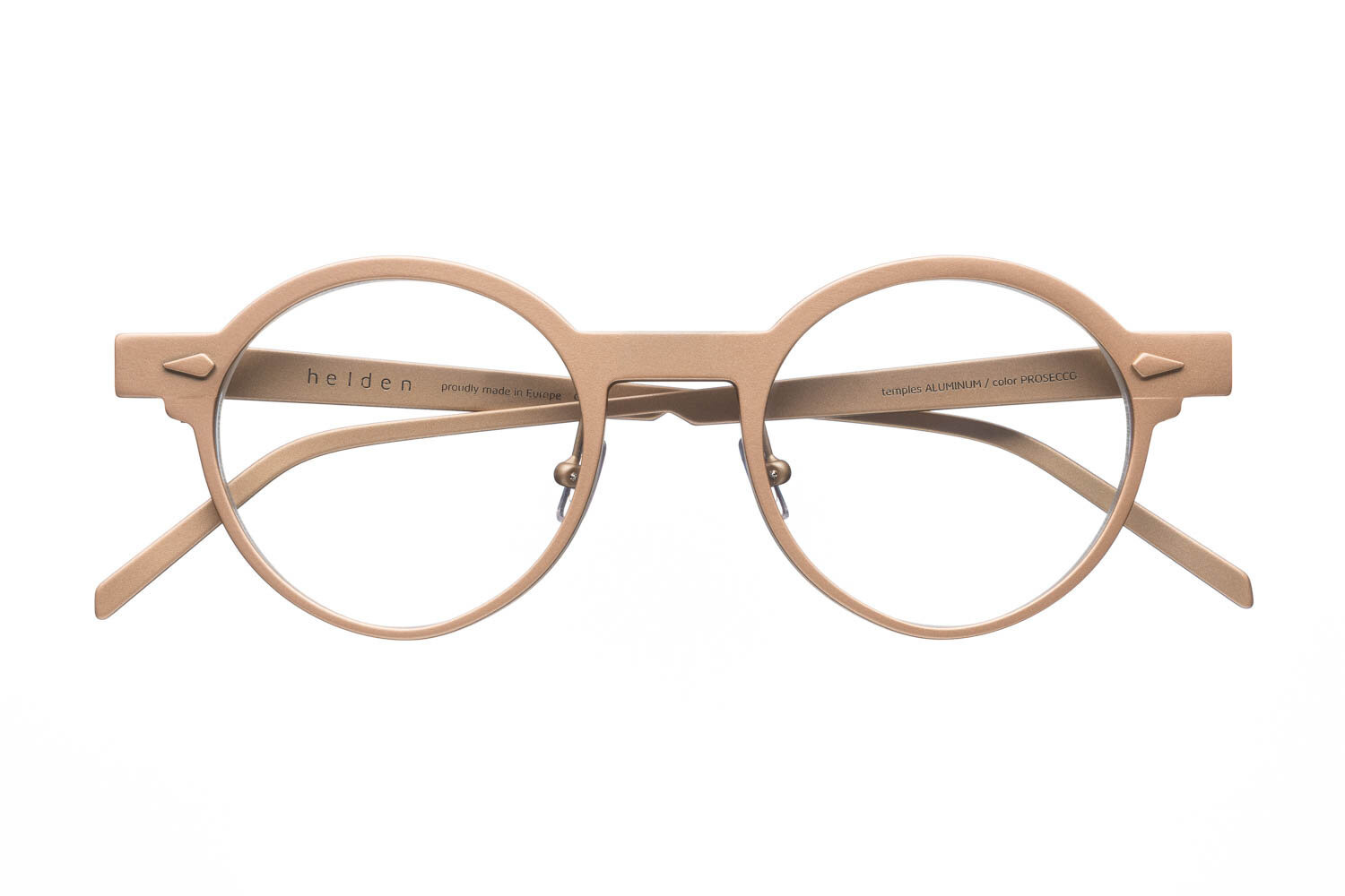 model ALUMINUM SIX front PROSECCO / temples PROSECCO ALUMINUM