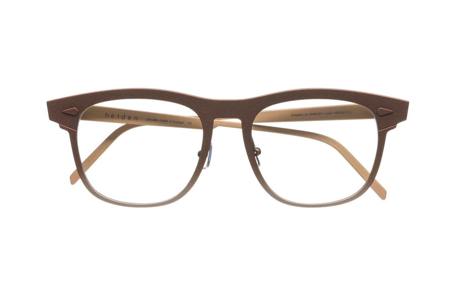 model ALUMINUM TWO front MARRONE / temples PROSECCO