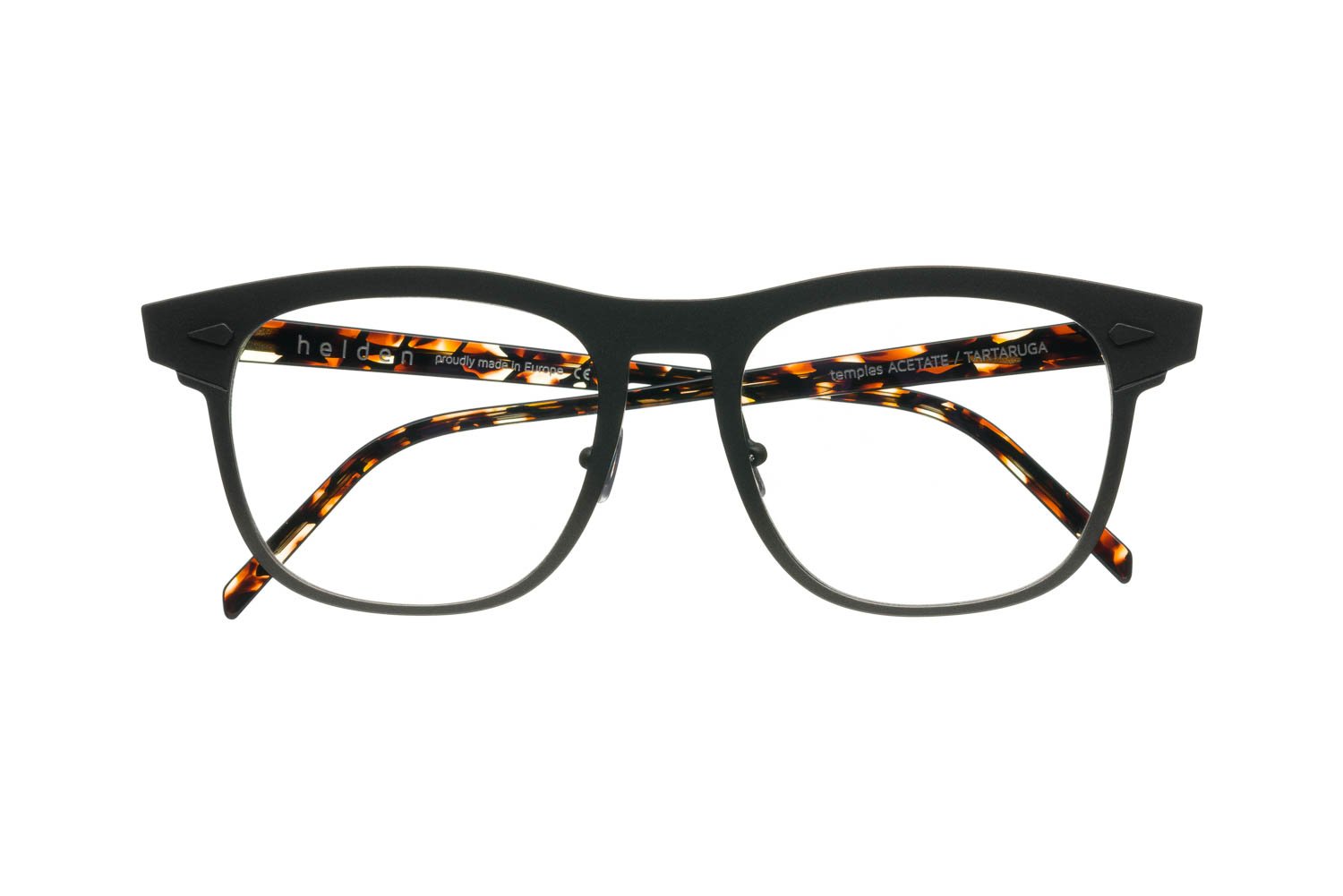 model ALUMINUM TWO front ANTRACITE / temples TARTATUGA