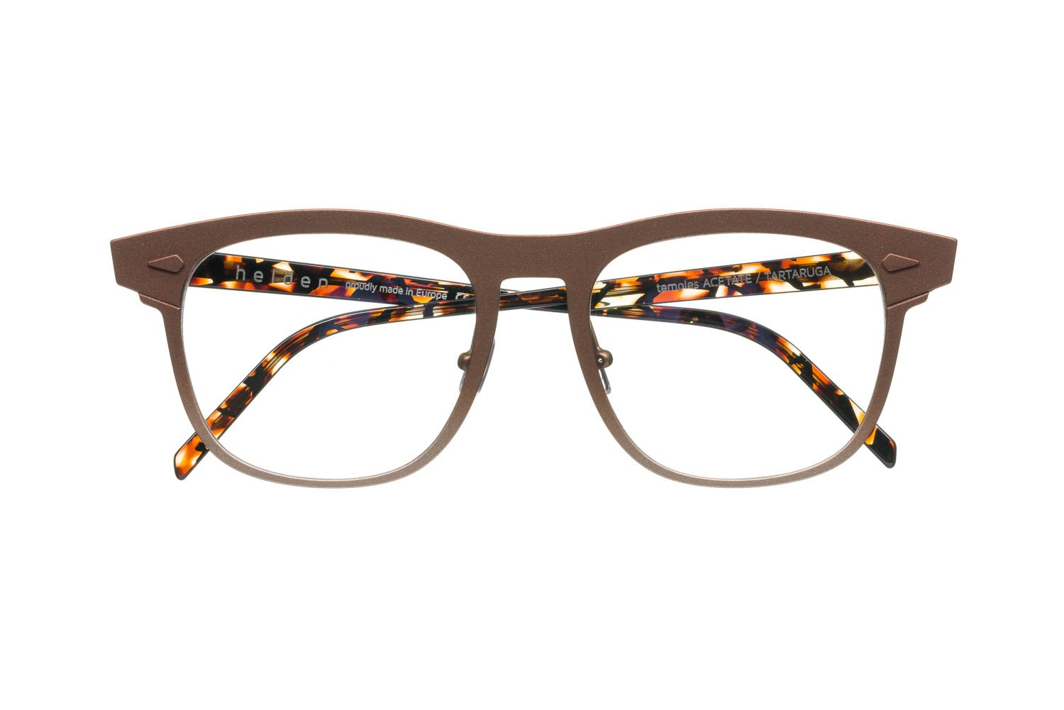 model ALUMINUM TWO front MARRONE / temples TARTATUGA