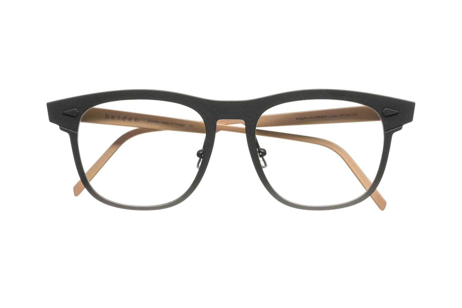 model ALUMINUM TWO front ANTRACITE / temples PROSECCO