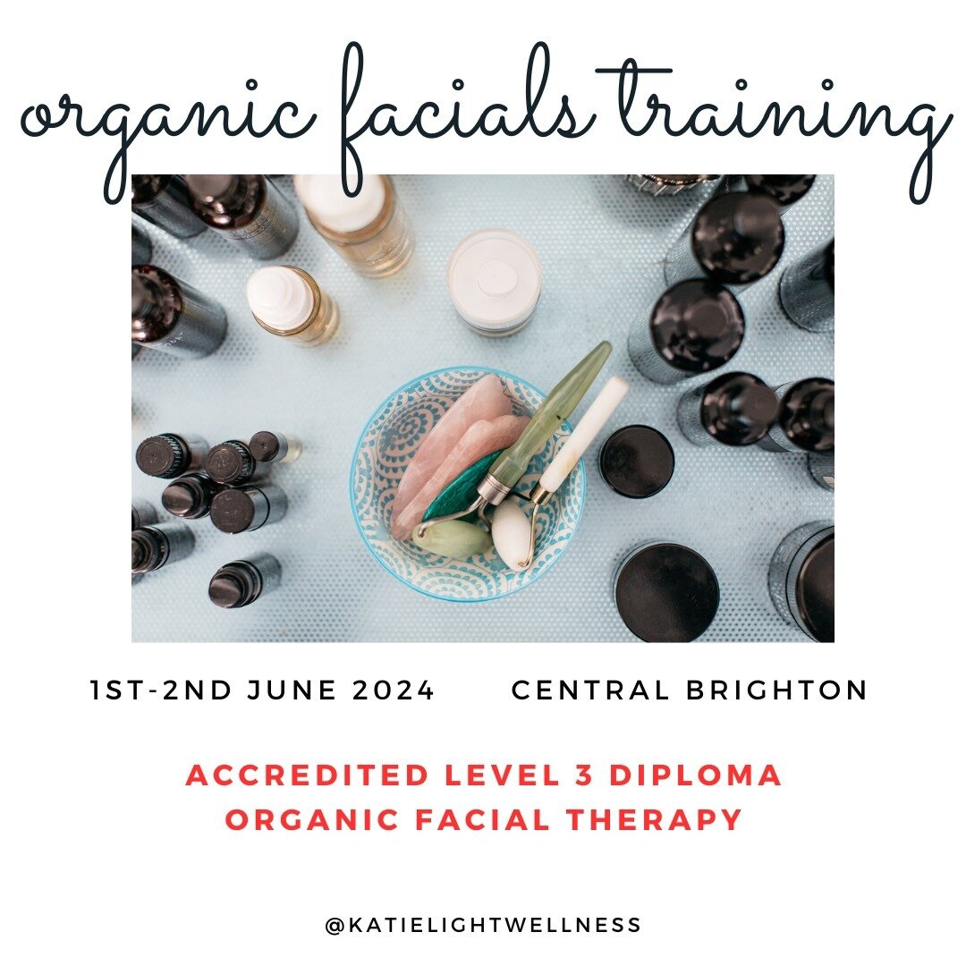 💆&zwj;♀️This June, would you like to spend a weekend in the heart of Brighton, learning how to deliver a Light Technique holistic facial? 💆&zwj;♀️

👐Using 100% organic oils for the face, you&rsquo;ll have hands-on practice in giving a nourishing, 