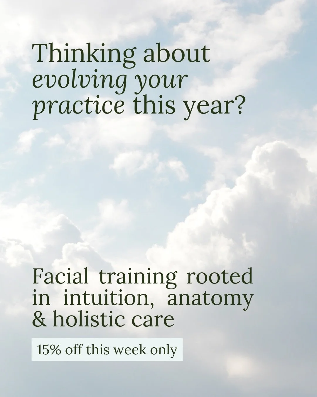 If you&rsquo;ve been feeling the nudge to refine, expand, or deepen the way you work with clients, this might be your moment to listen.

Facial therapy isn&rsquo;t about adding more for the sake of it.
It&rsquo;s about working with greater sensitivit