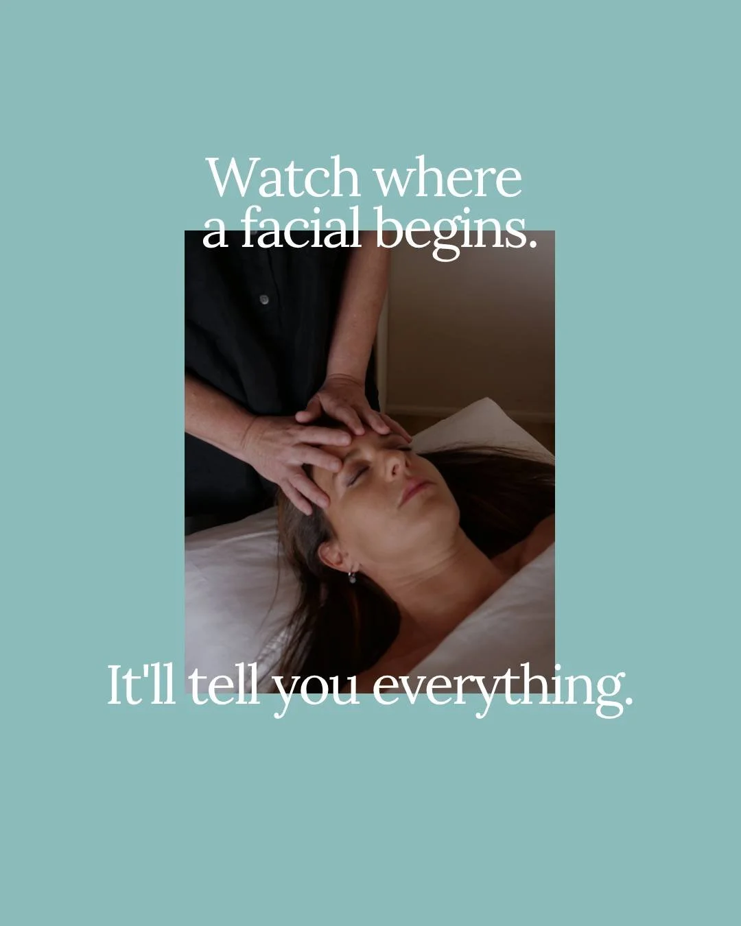 A small thing that tells you a lot about a facial.💭
 
Watch where it begins.
 
If it begins at the cheekbone, it's a treatment for the surface. If it begins at the collarbone, it's a treatment for the system that drains into the face.
 
The order ma