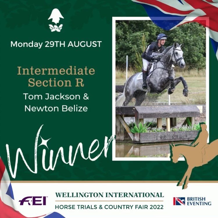 @wellingtonhorsetrials marathon ✅ 

It was a massive team effort from TJE this weekend to produce some super results including 2 winner winner chicken dinners! 🤩

🥇Newton Belize 26.6 D/C to WIN the Intermediate

🥇My Start Turn 26 D/C to WIN the 5y