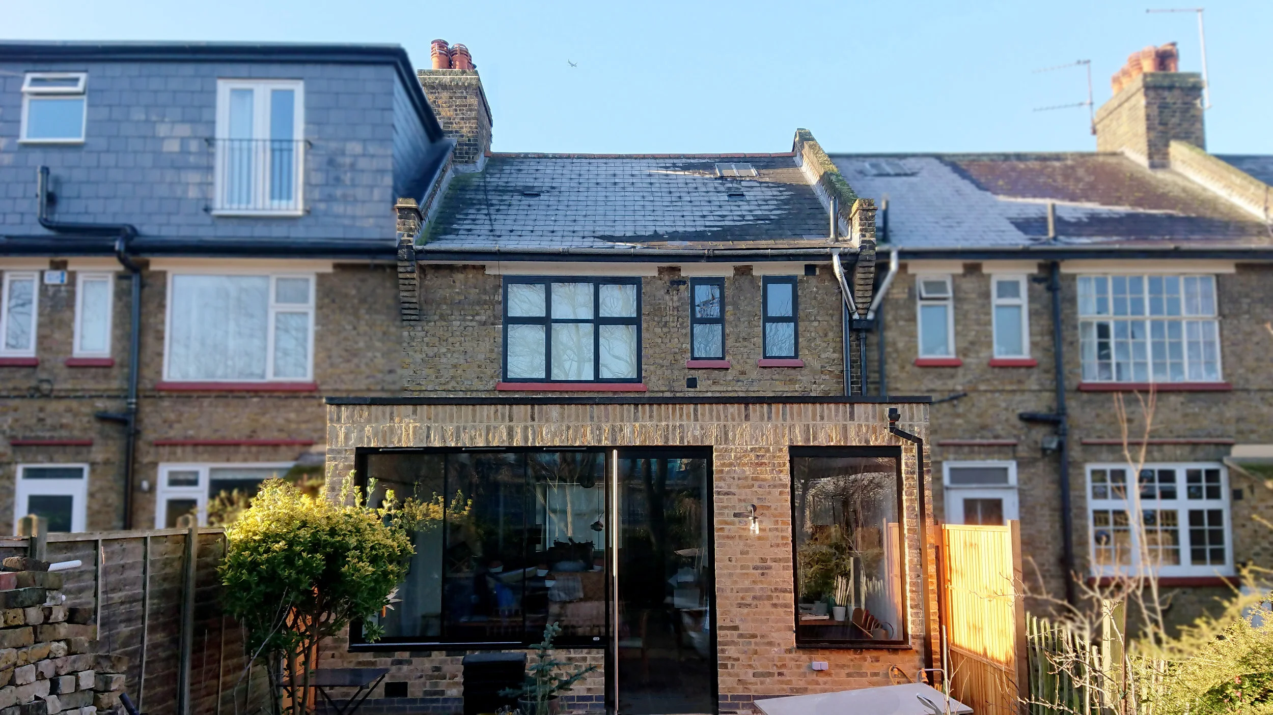 Reclaimed brick extension