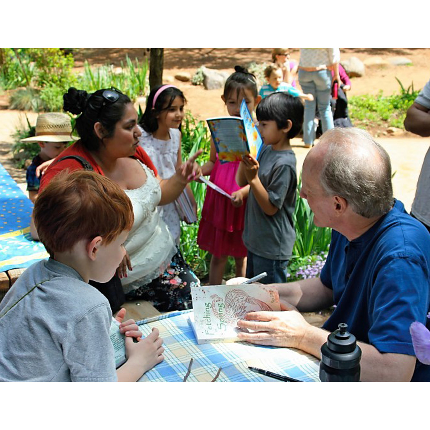 signing books - the kids were wonderful!