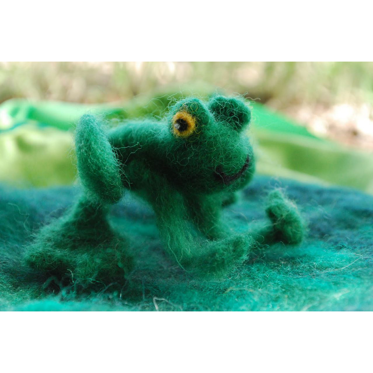 Frog on his lily pad in Soggy Mire.