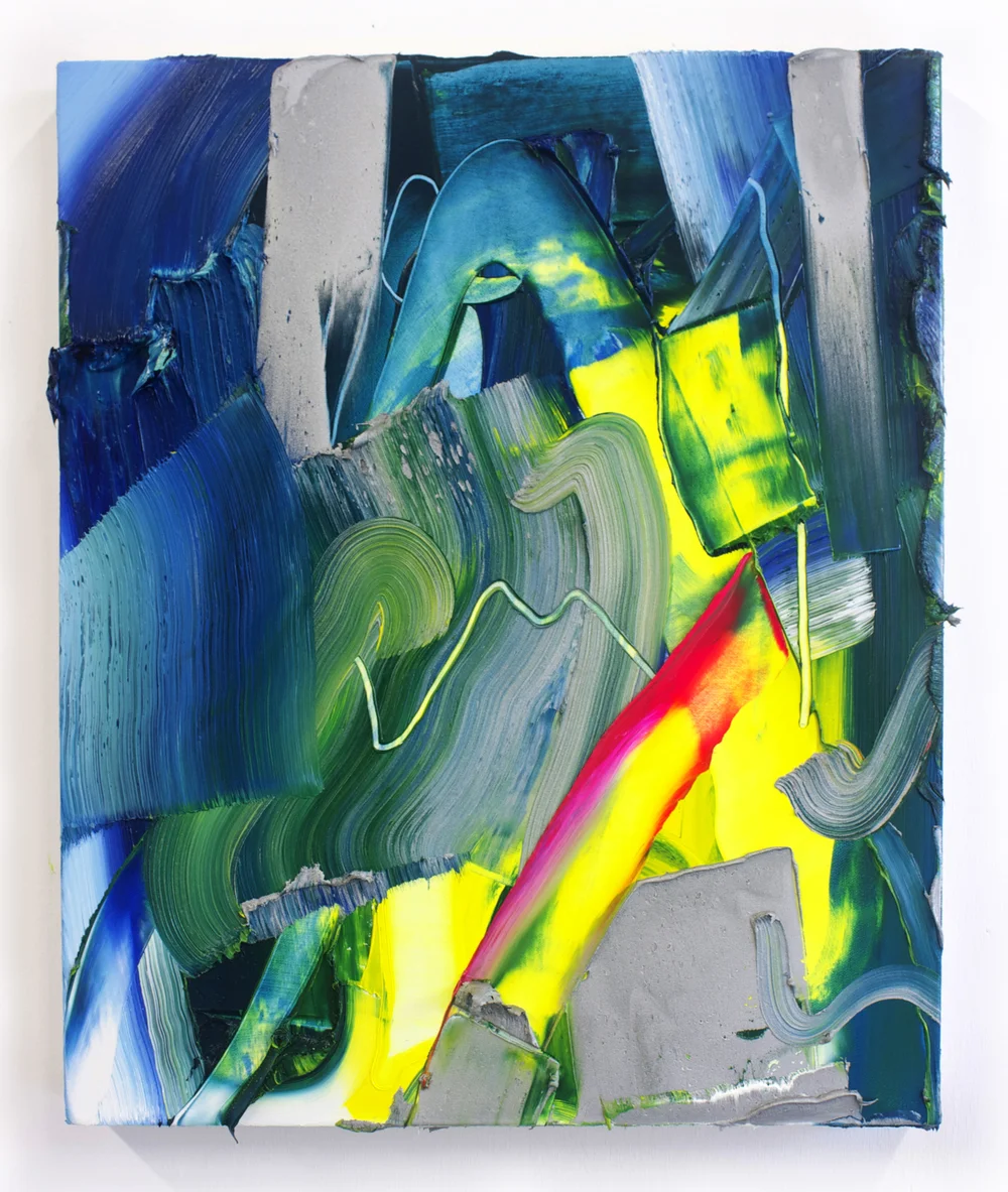 Brain Freeze / Oil on canvas / 22 x 18 inches / 56 x 46 cm / 2015 / Private Collection / ©ErinLoree
