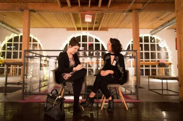 Interview with Lauren Brevner, 4th February 2016, Curated by Artlink-Canada, Twist Gallery, Toronto, ©GeorgiaLove