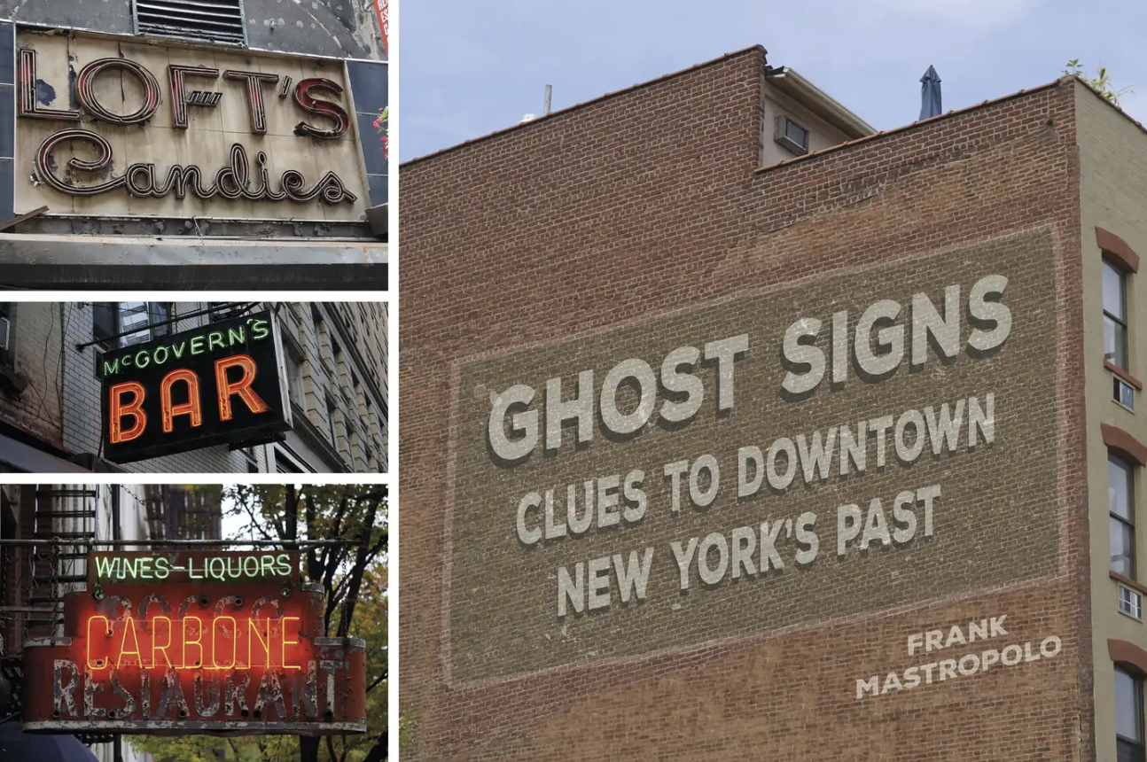 NYC's Past Lives On In The Ghost Signs Of Downtown Manhattan