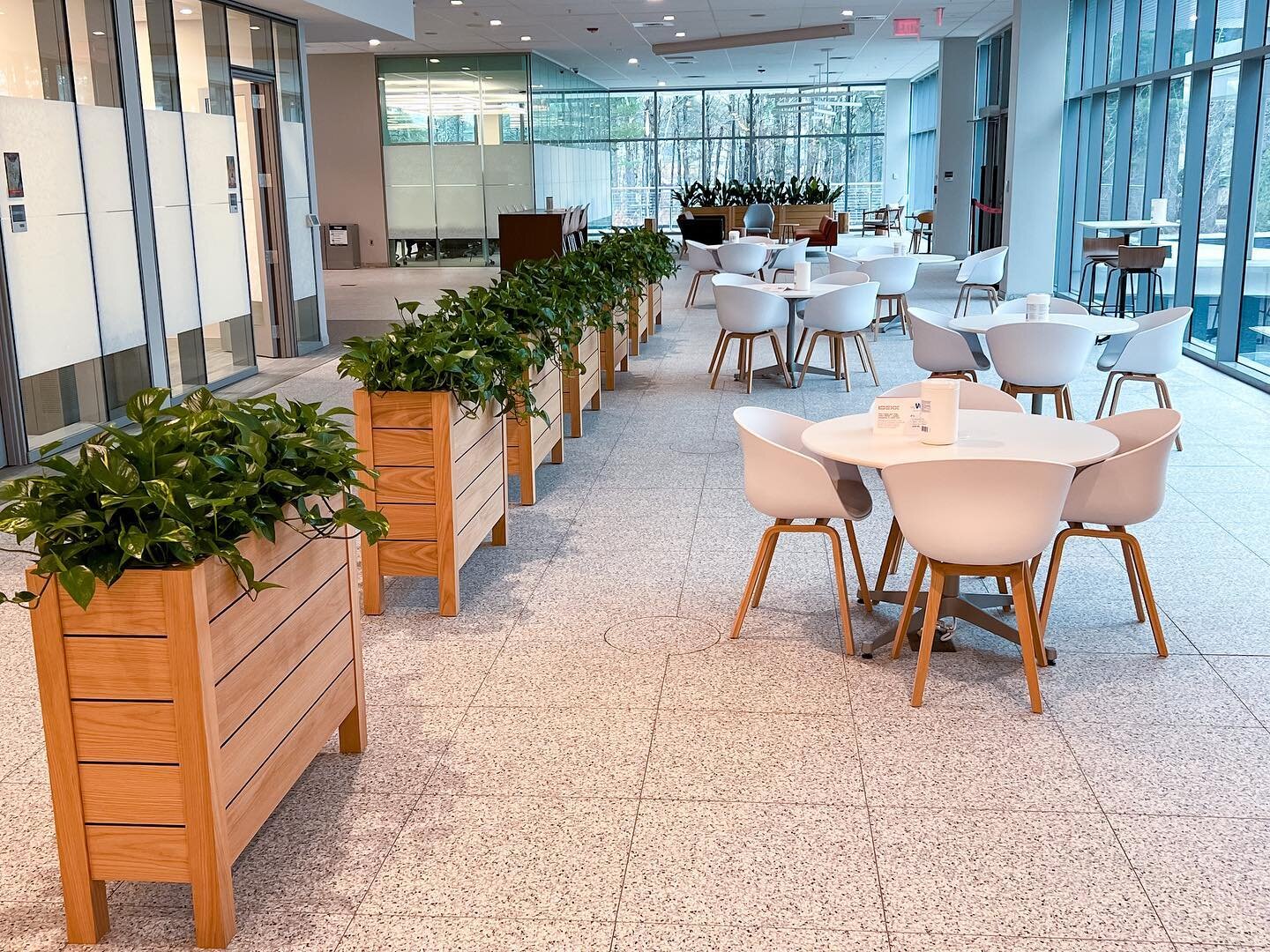 We&rsquo;ve been waiting to share this with you all!! This terrific install is being enjoyed by employees returning to the workplace at one of our great New England clients.  The transformation is stunning!  We&rsquo;re so proud to have been part of 