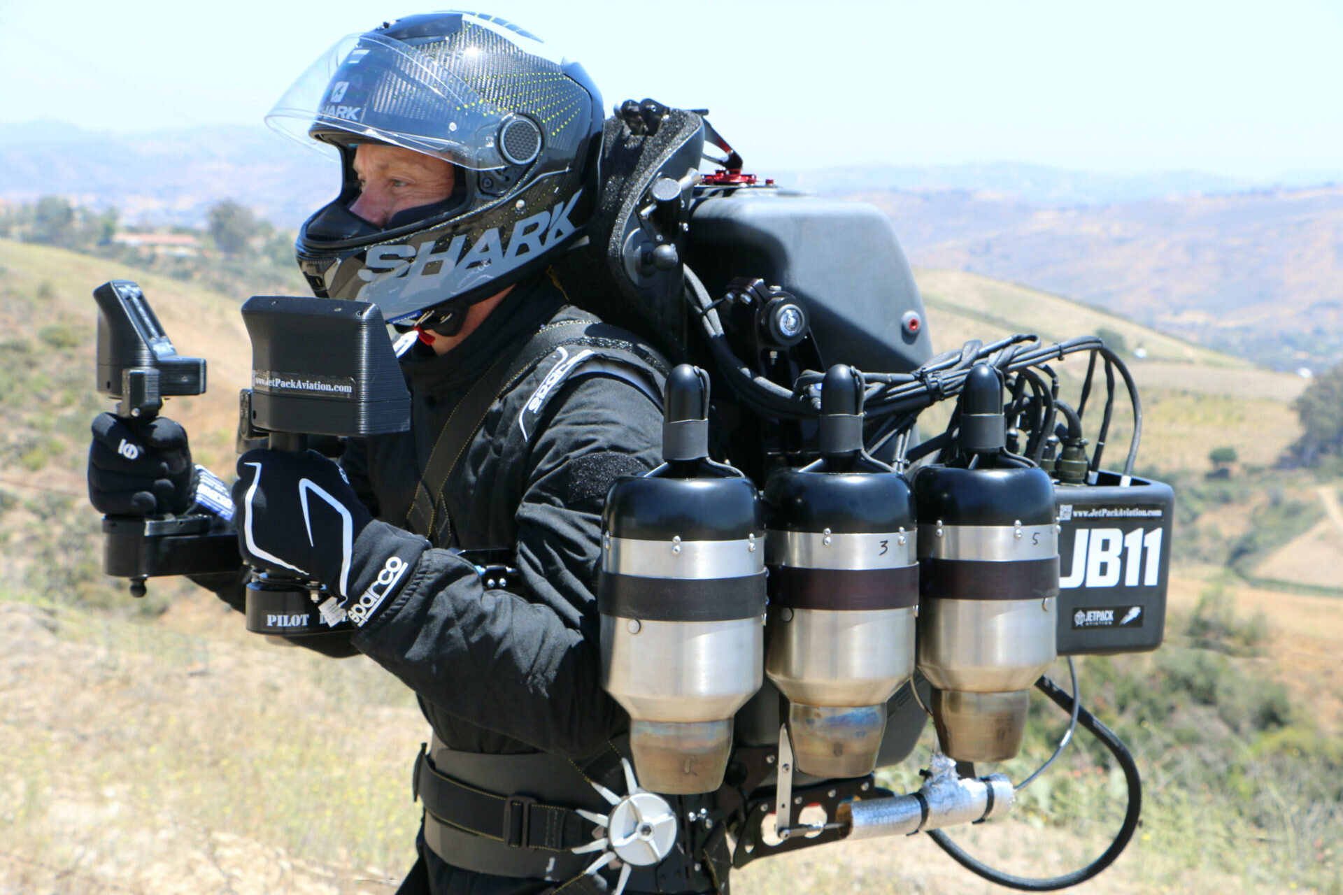 The JB12 jetpack is a classified model evolved from the JB11 (pictured).