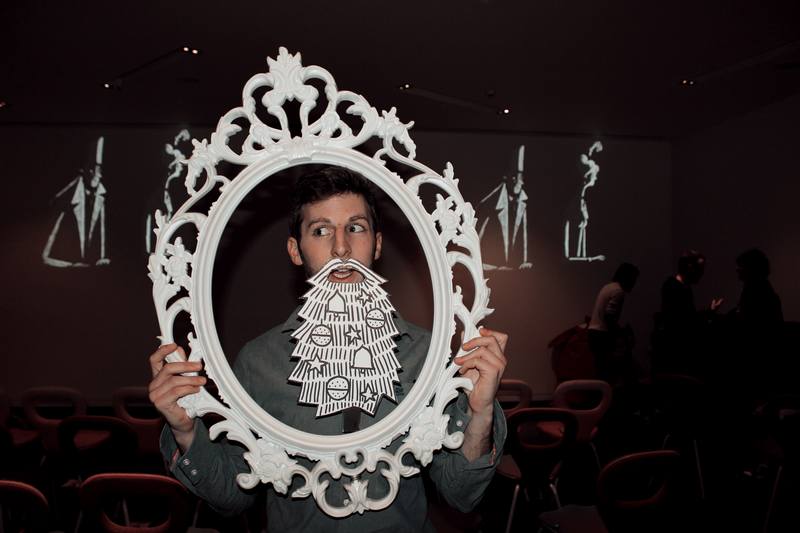 Beakus - 'Beard Frame' at Publicis launch of Tuft Commercial