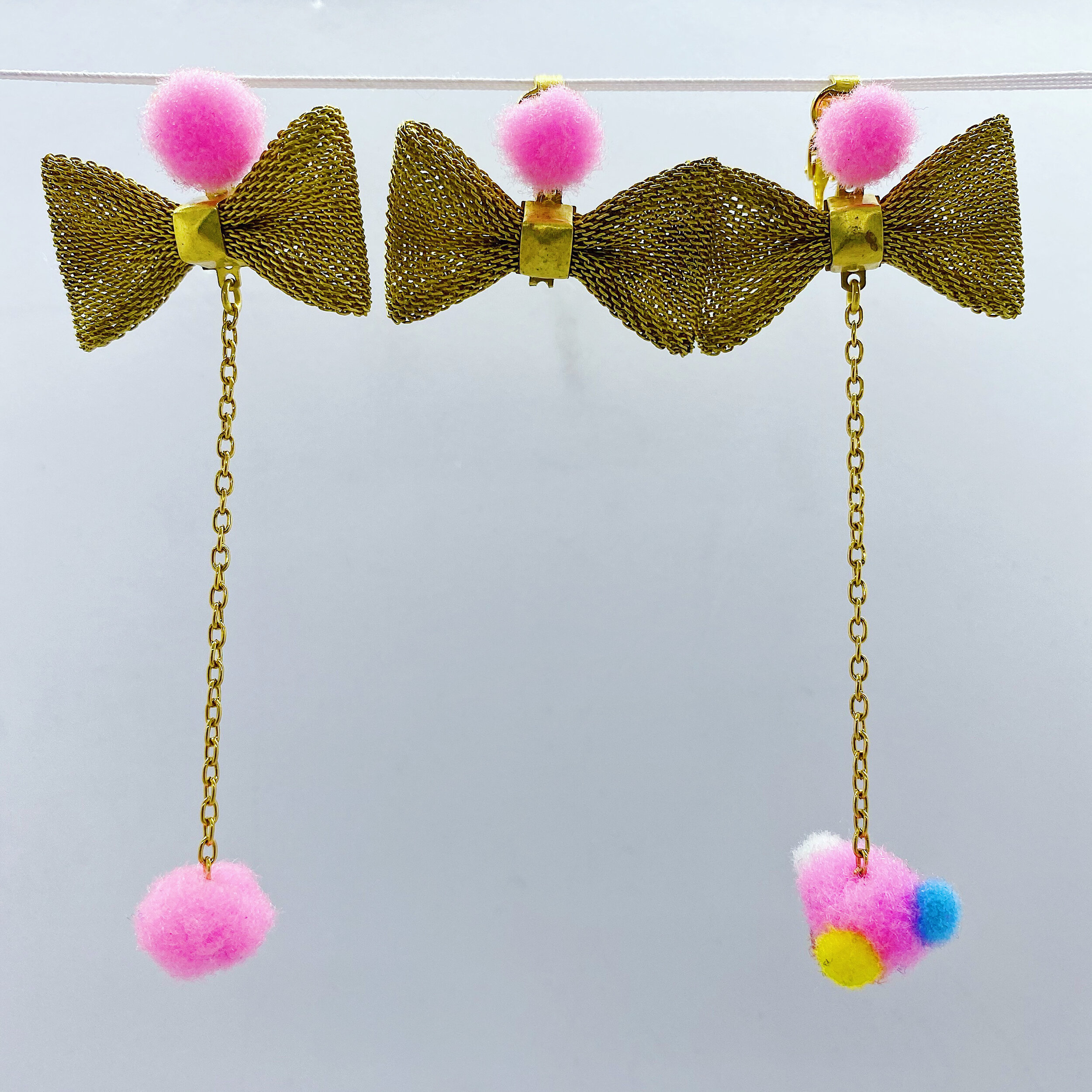 3 pairs of bow earrings for Holly