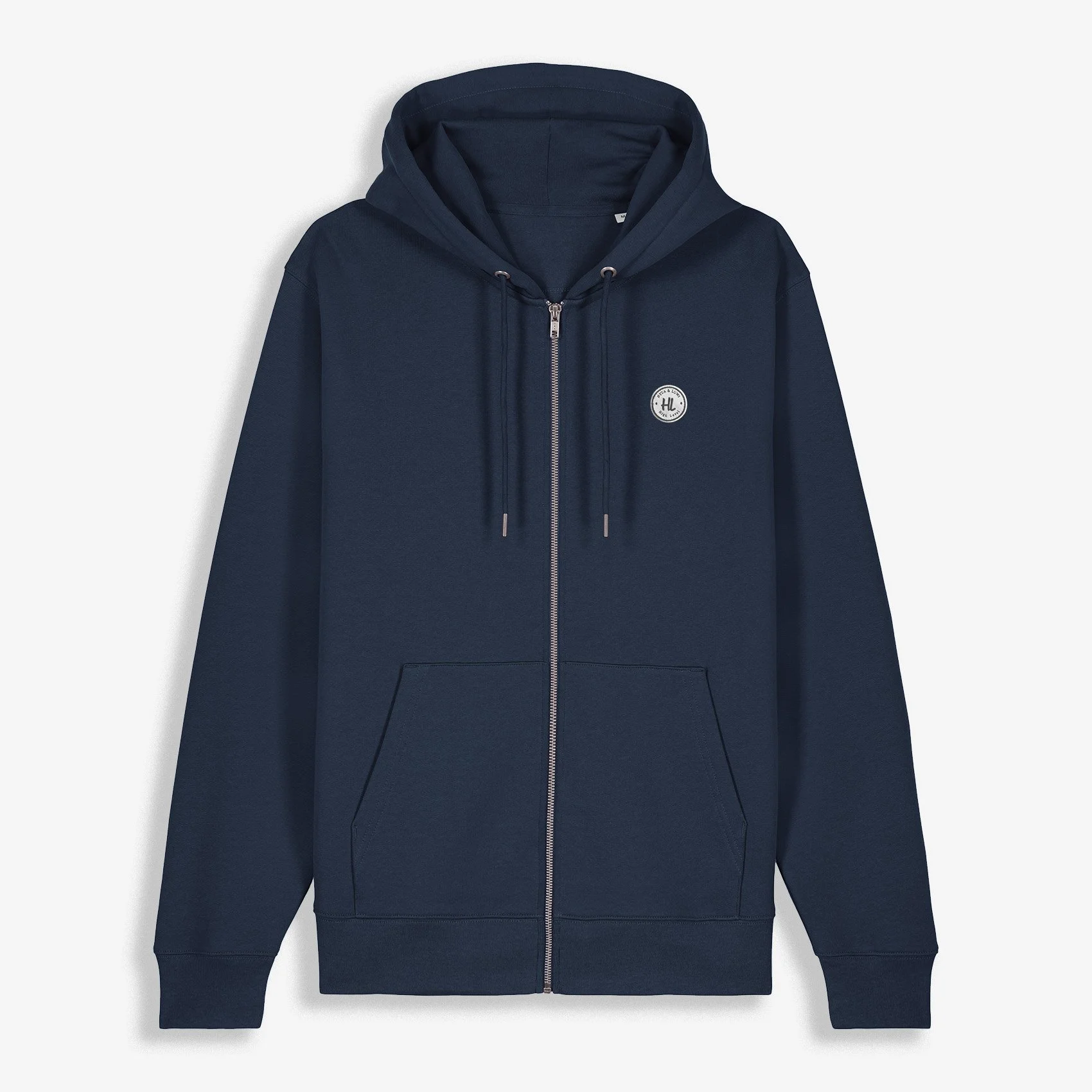 Le Hoodie zippé | Bleu nuit