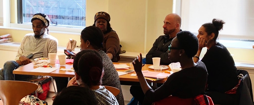 Attendees participating in the Collaborative's Strategic Storytelling Workshop, November 2017
