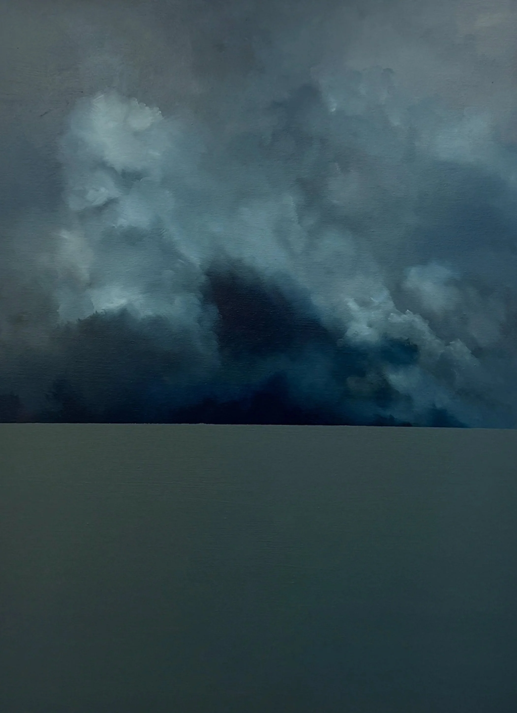  INTERSECTION VI  oil and spray paint on canvas   61cm x 76cm  for sale P.O.A 