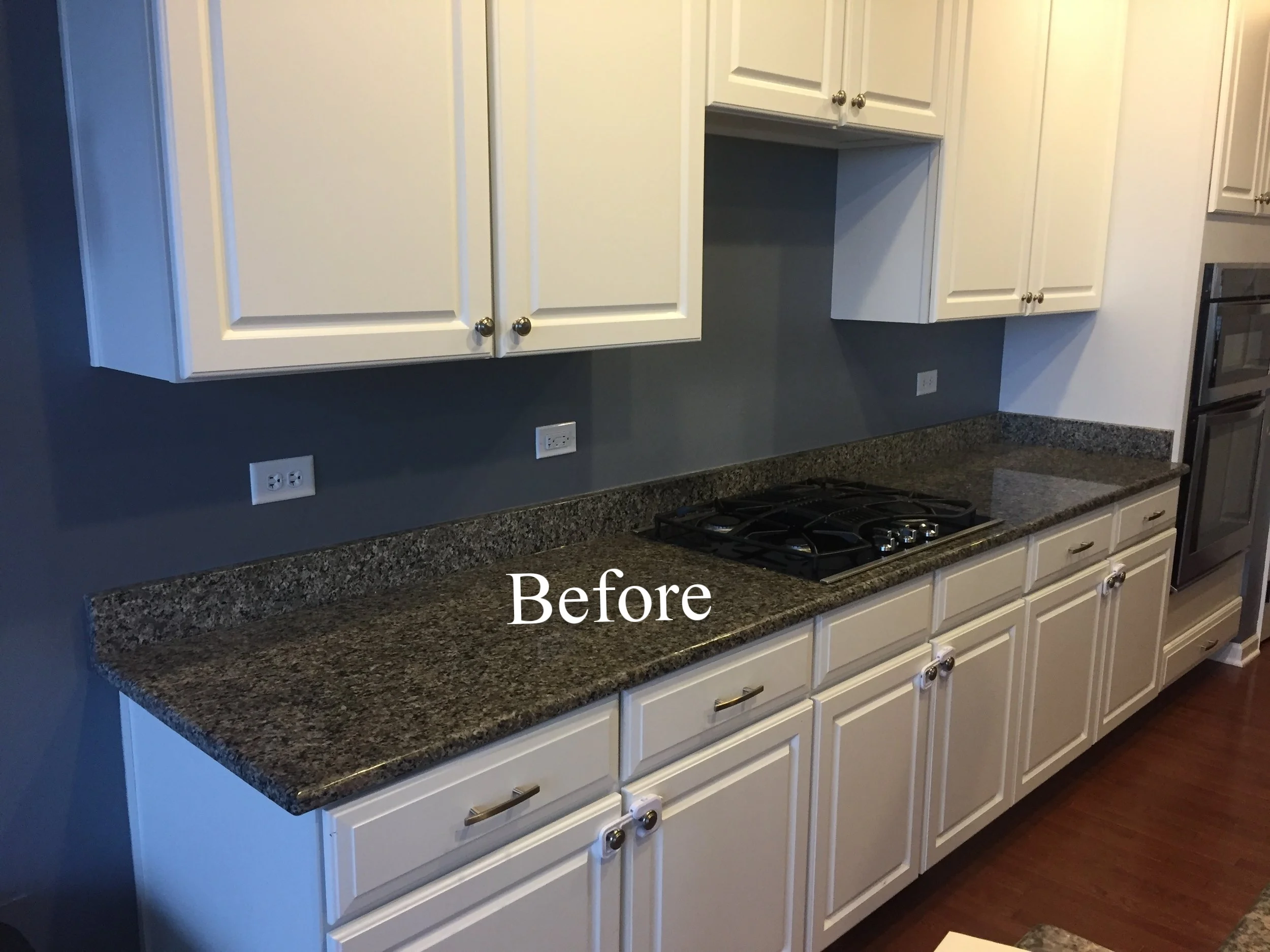 Elgin home subway tile back splash project 