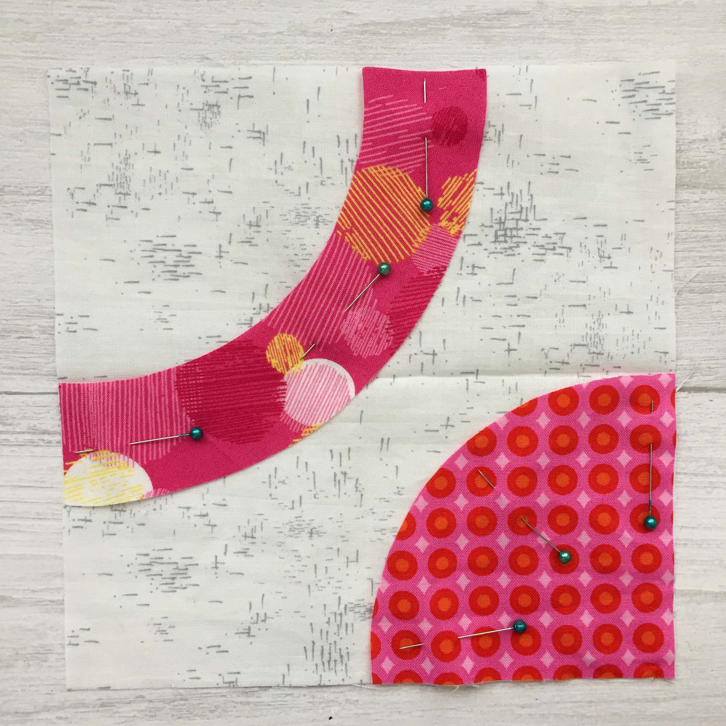 Tipsy Twofer pinned with applique pieces.jpg