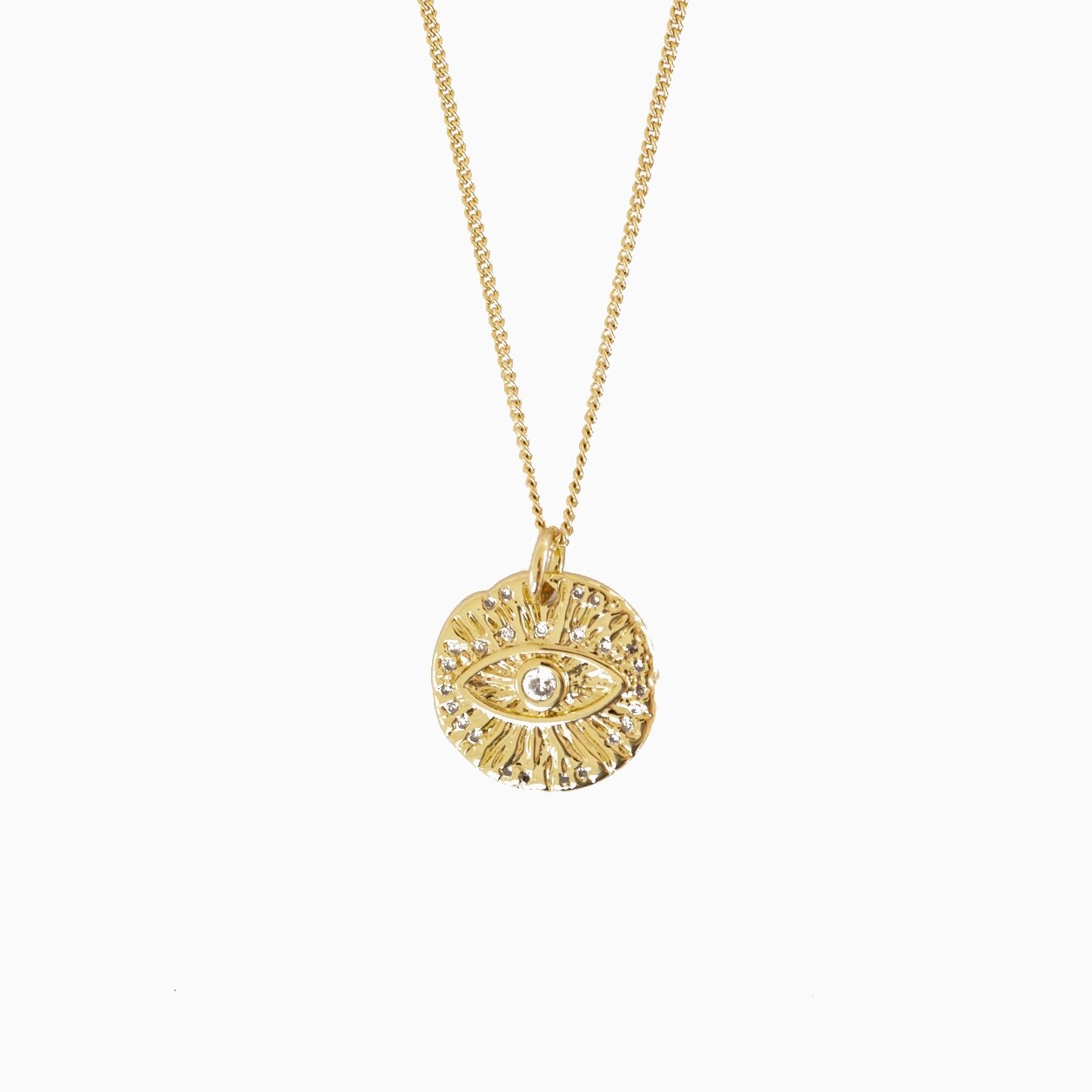 Kindred Row - Evil Eye Medallion Necklace