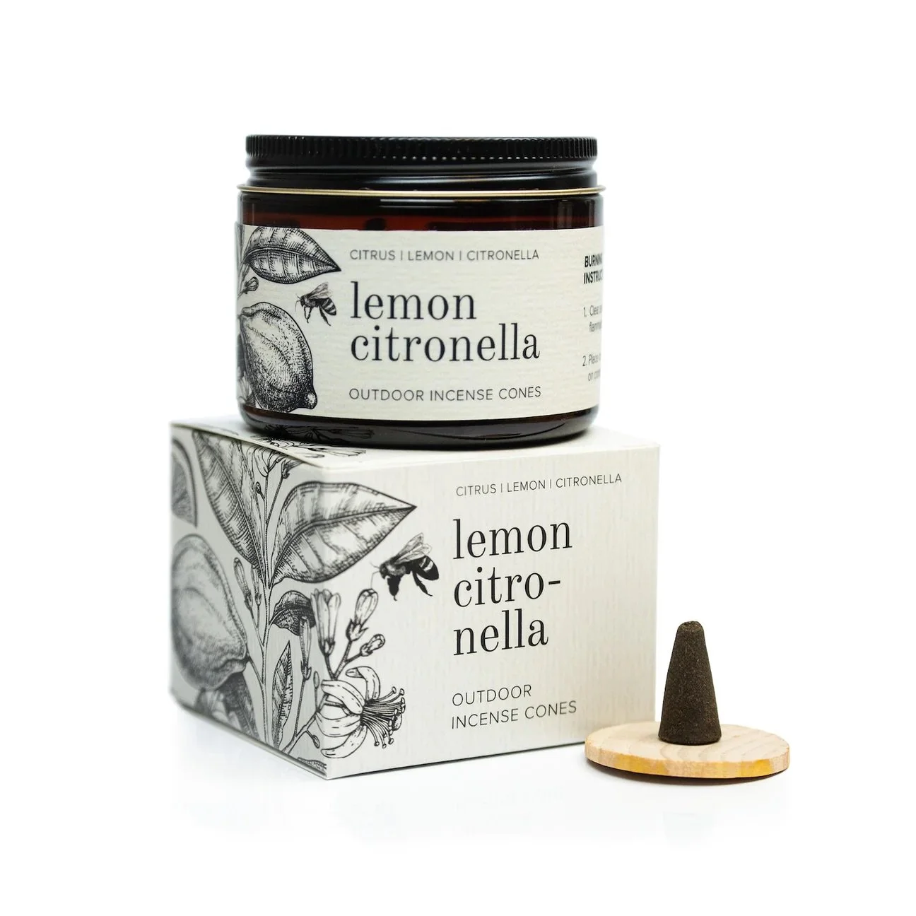 Broken Top Lemon Citronella Outdoor Incense Cones