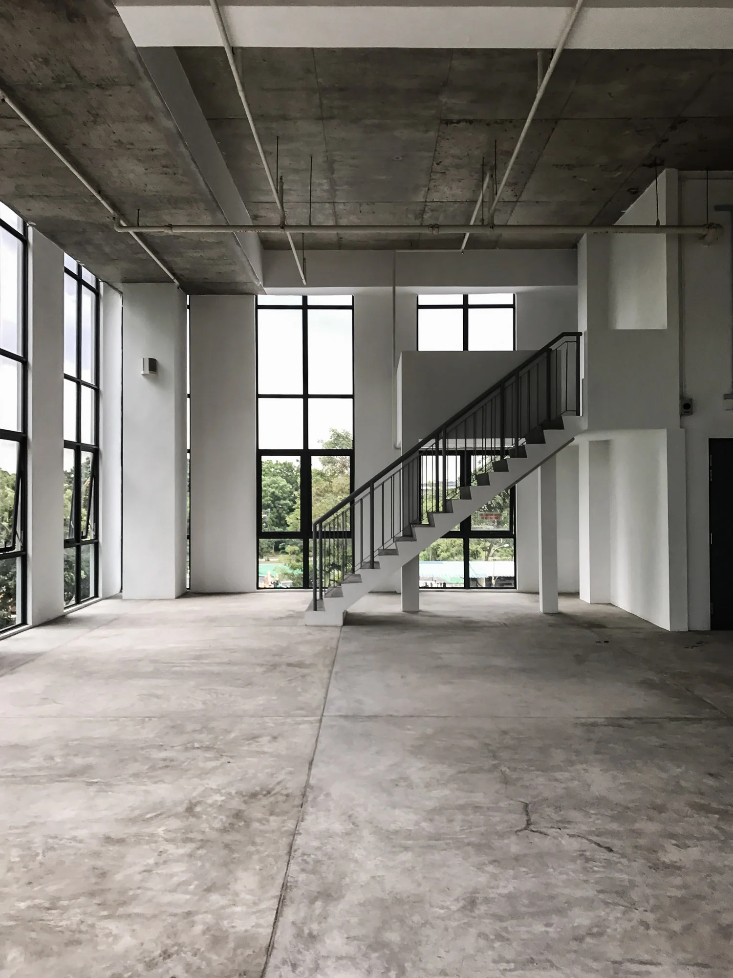 The empty shell of our studio, shot during a space viewing.