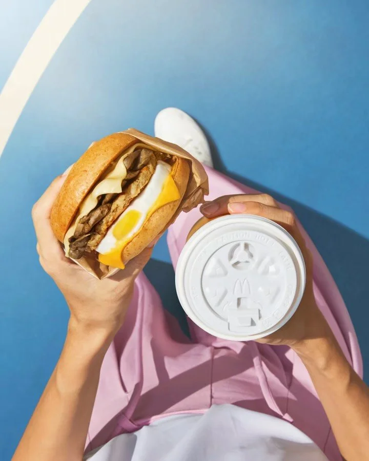 Some mornings start in the studio, others on set but most lately, with breakfast on the go. 🥯

Q3 flew by in a blur of shoots, edits, and launches, and we&rsquo;re finally catching a breath (and sharing a bite).
Kicking off with this bagel breakfast