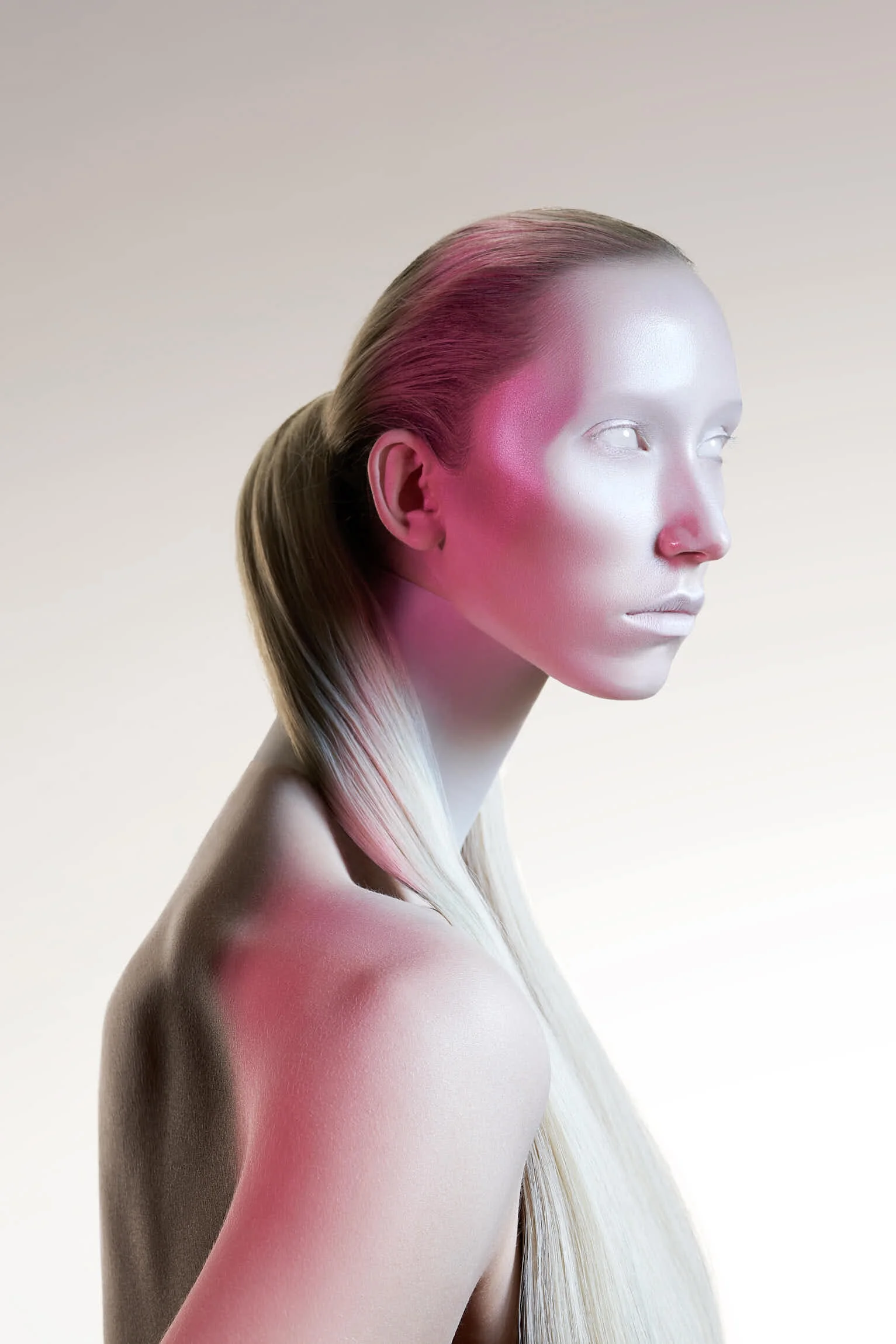 Futuristic portrait by Baywer