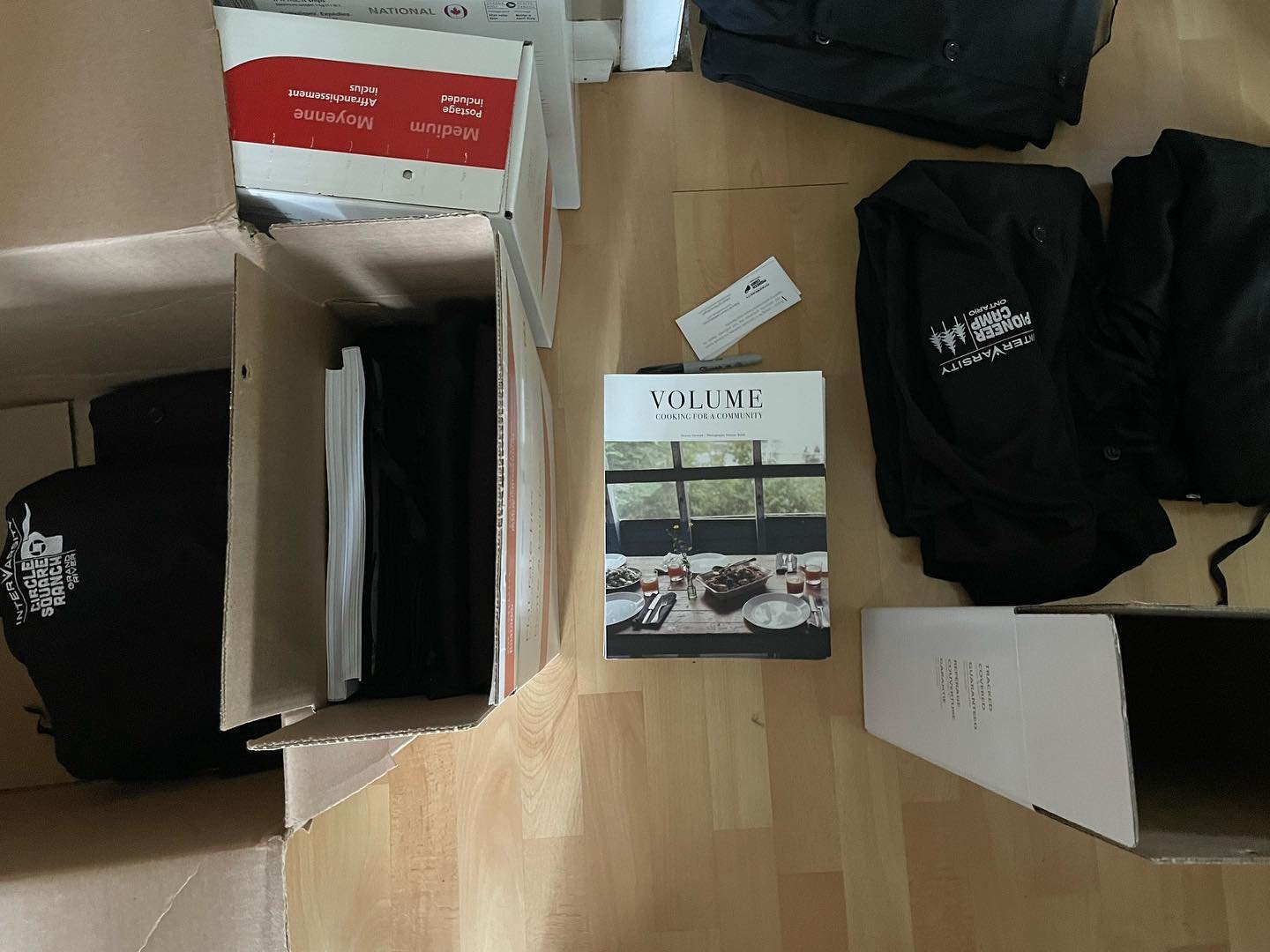 Shipping day! Investing in our staff is critical. Last month InterVarsity launched a national culinary training initiative called Preparing the Table, to equip our kitchen leaders in our 9 camps @intervarsitycanada and beyond. Voices were heard, and 