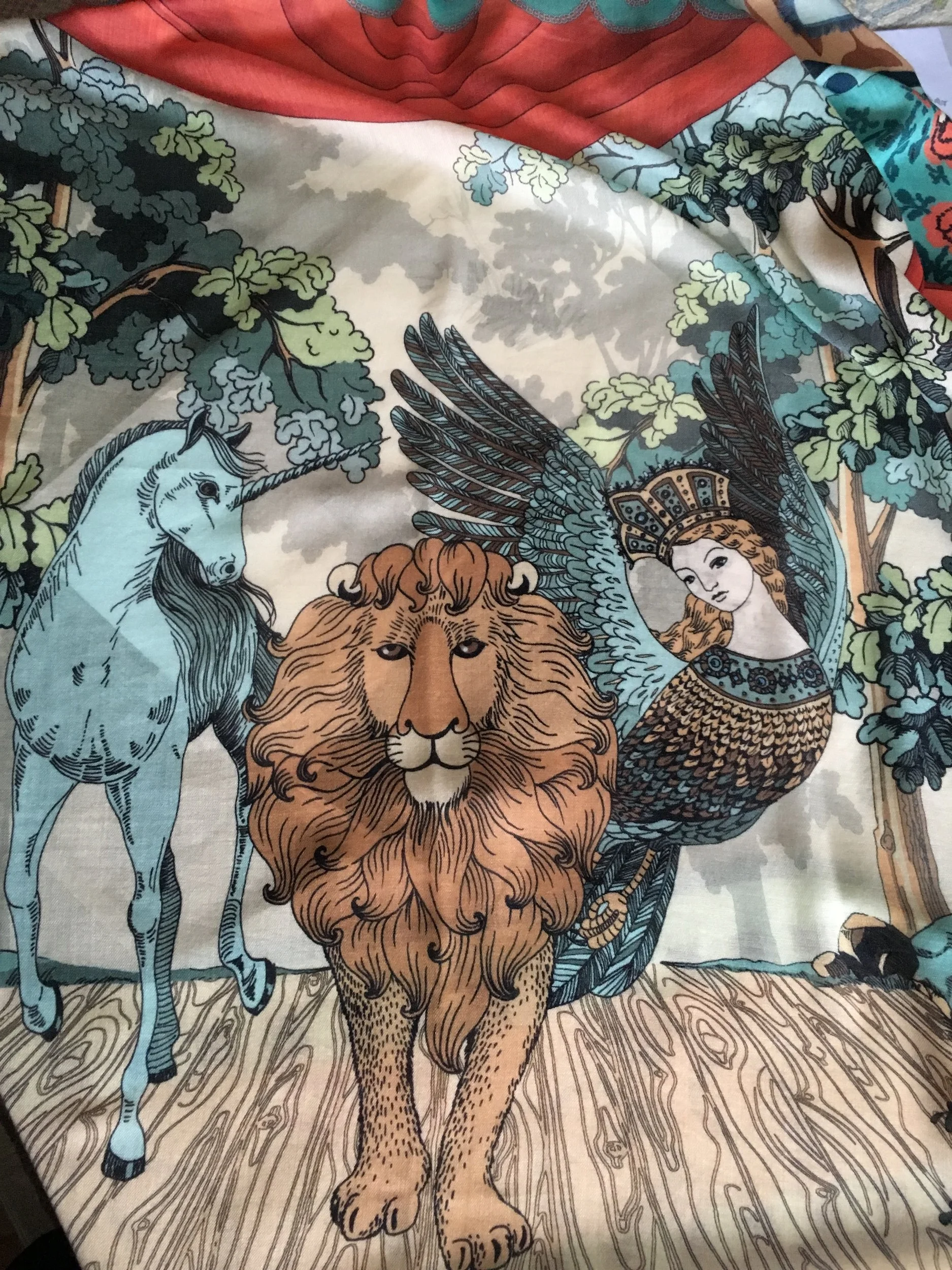  The scarf itself ! 