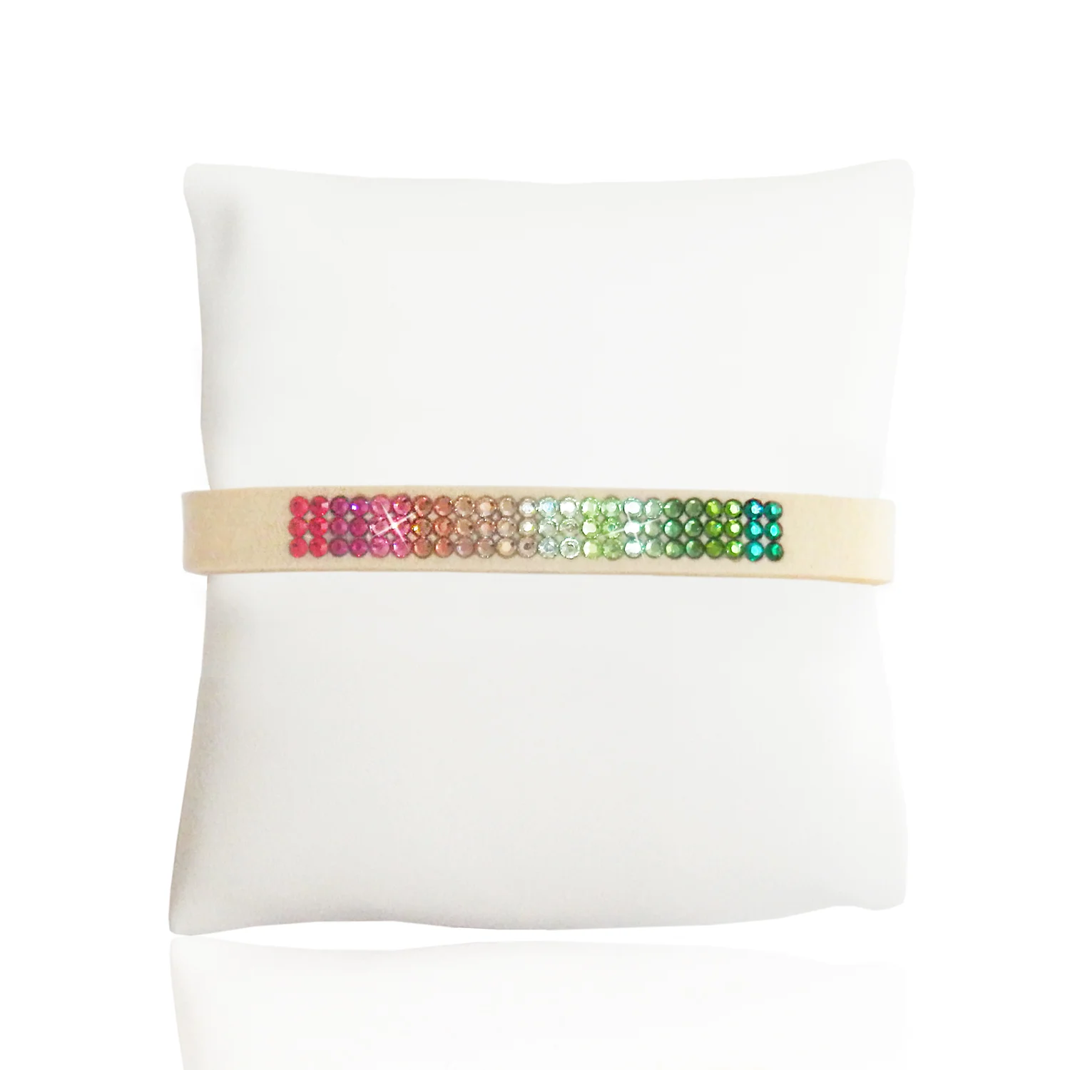 Ultra Bella Watermelon Tourmaline Collection Bella Bands Bracelets - Gradient