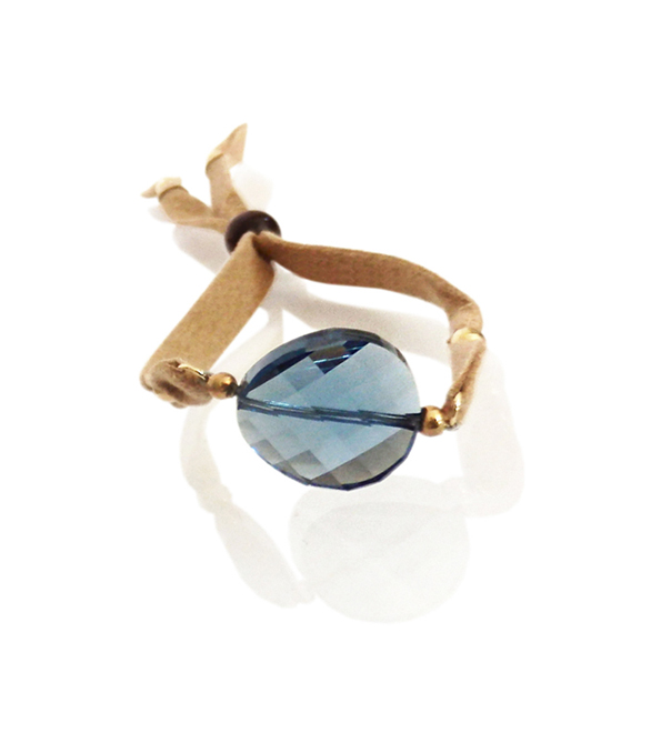 Ultra Bella London Blue Collection Bella Bands Bracelets with Swarovski Crystals - Chunk