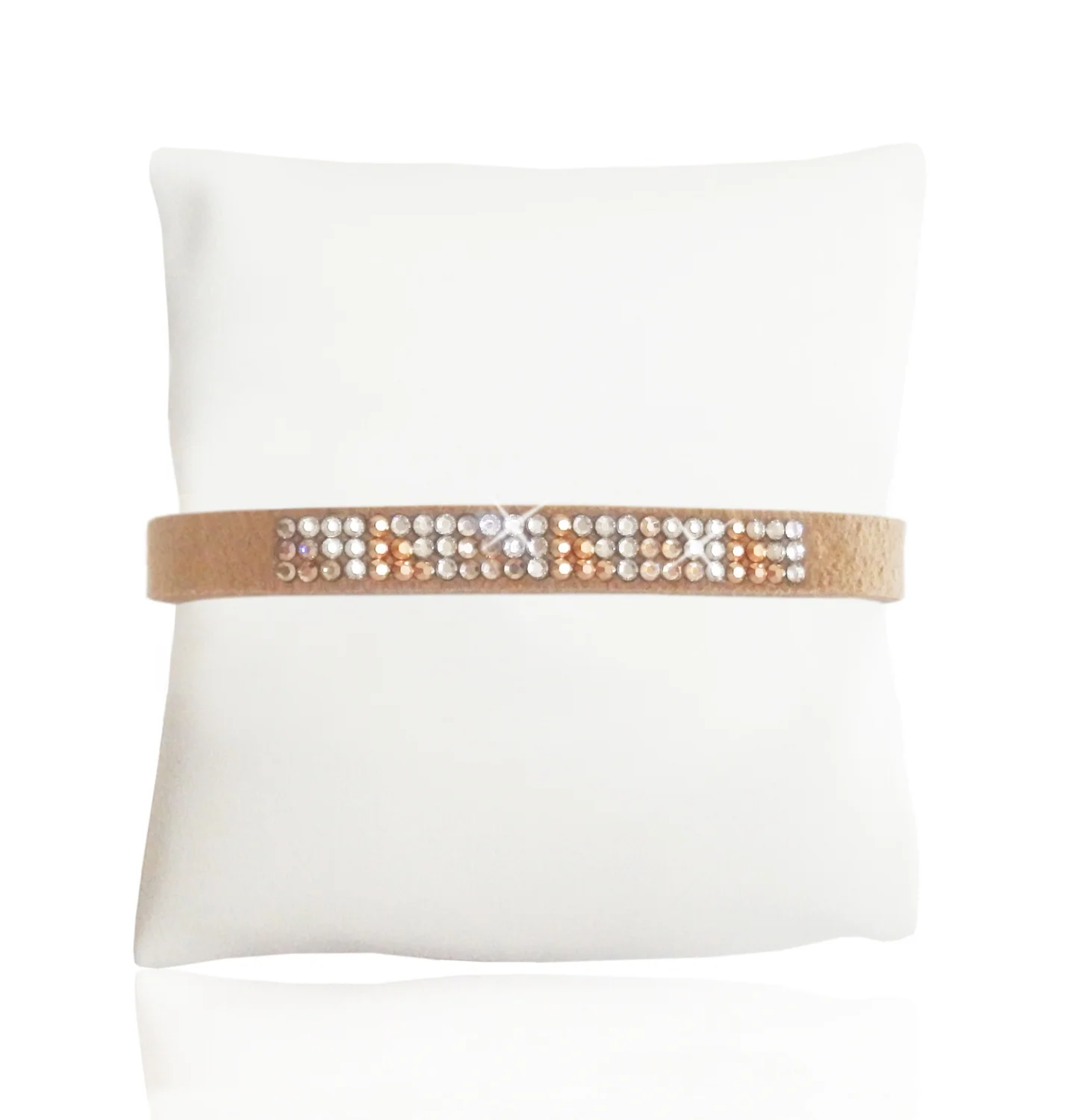 Ultra Bella Gold Collection Bella Bands Bracelets with Swarovski Crystals - Geo