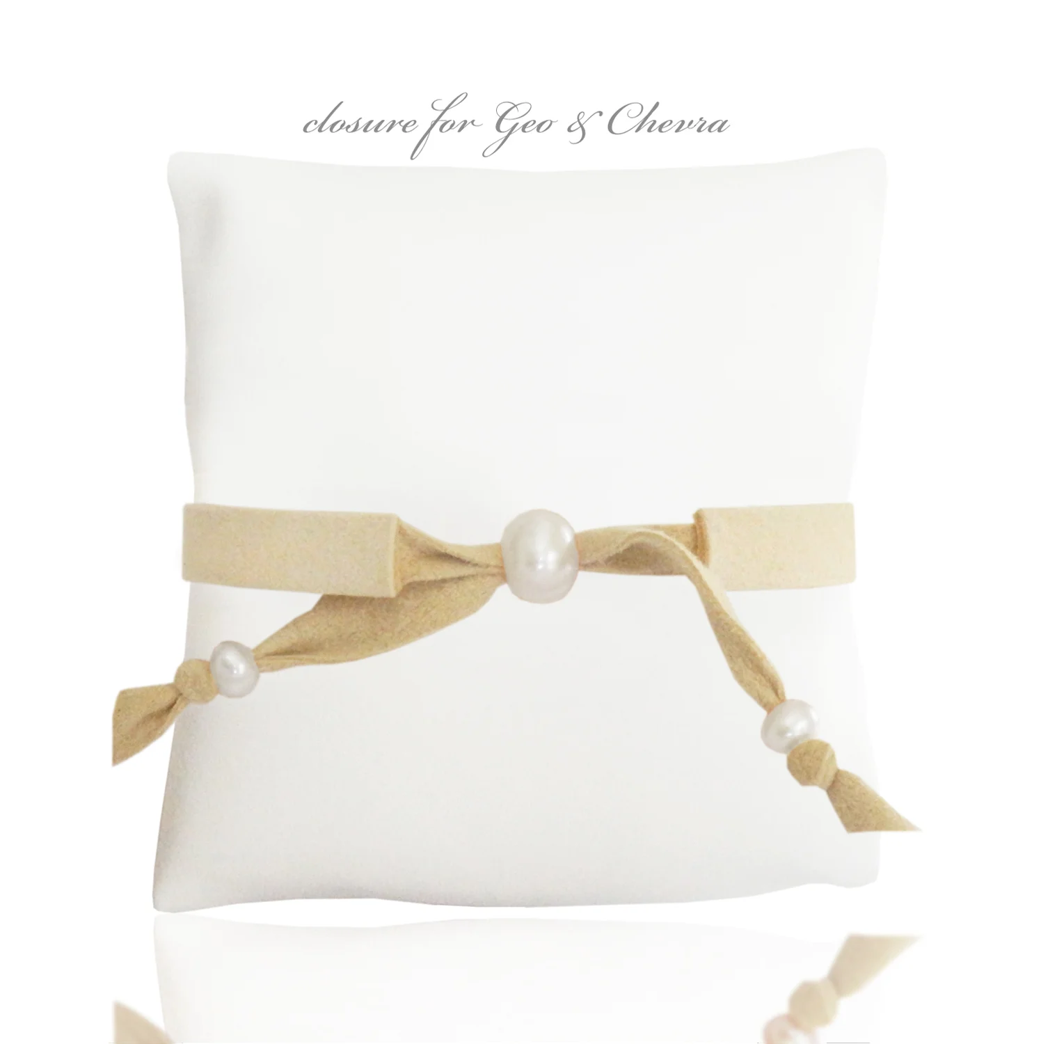 Ultra Bella Blush Collection Bella Bands Bracelets - Pearl Closure for Geo and Chevra