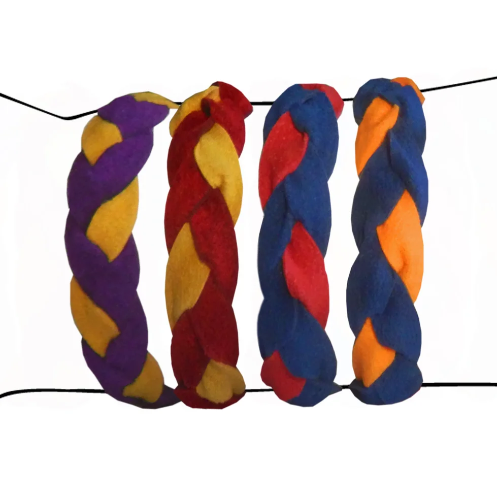 School Colors Braided Bracelets - 1st Set