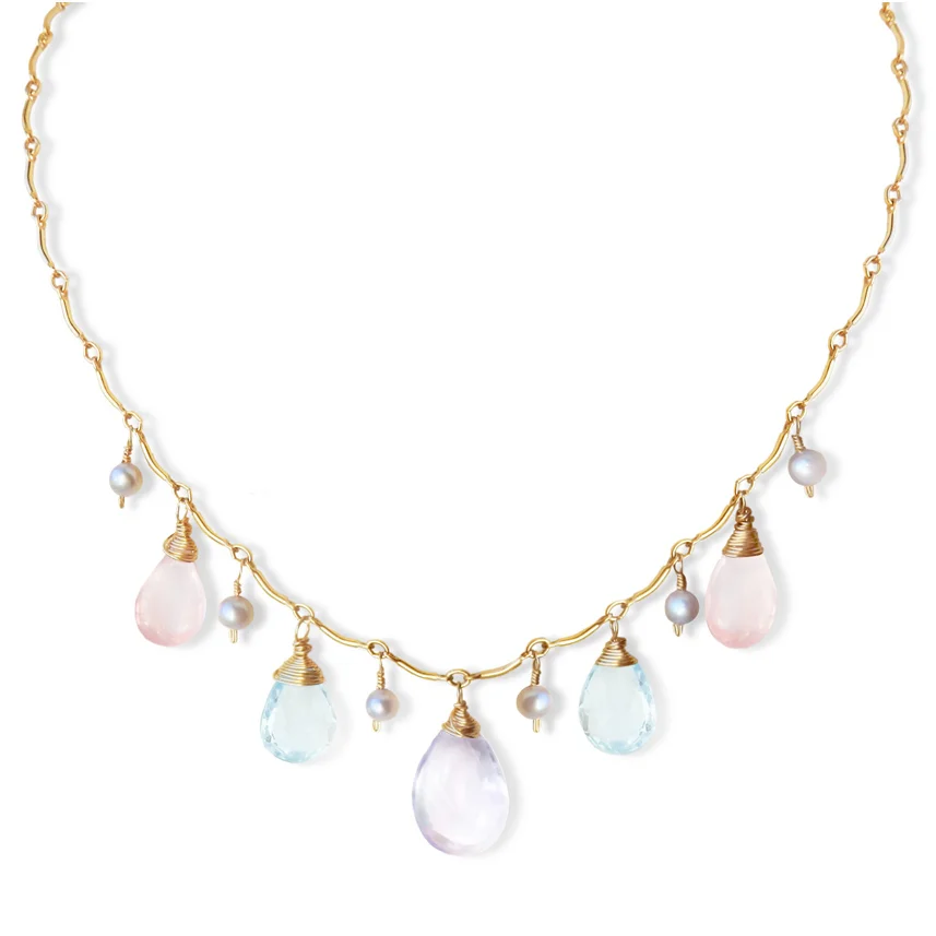 The Princess - Pastel Gemstone Necklace