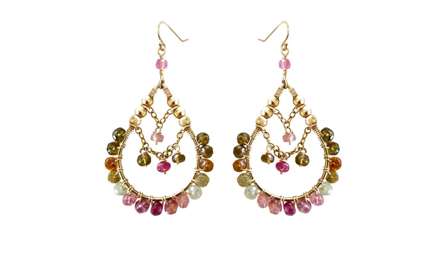 Seville - Deep Rich Tourmaline Earrings