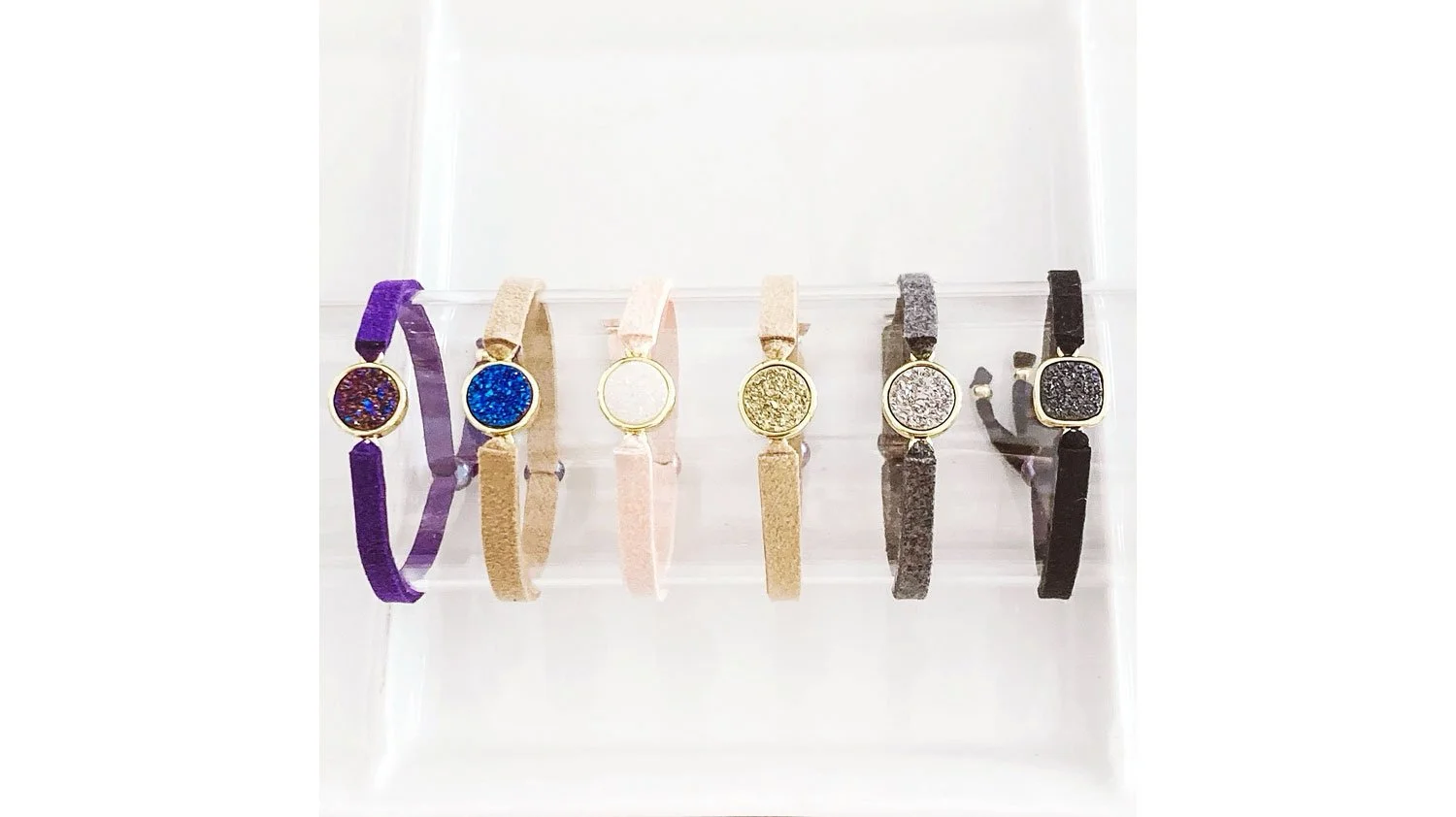 Tres Chic Druzy Bracelet Collection