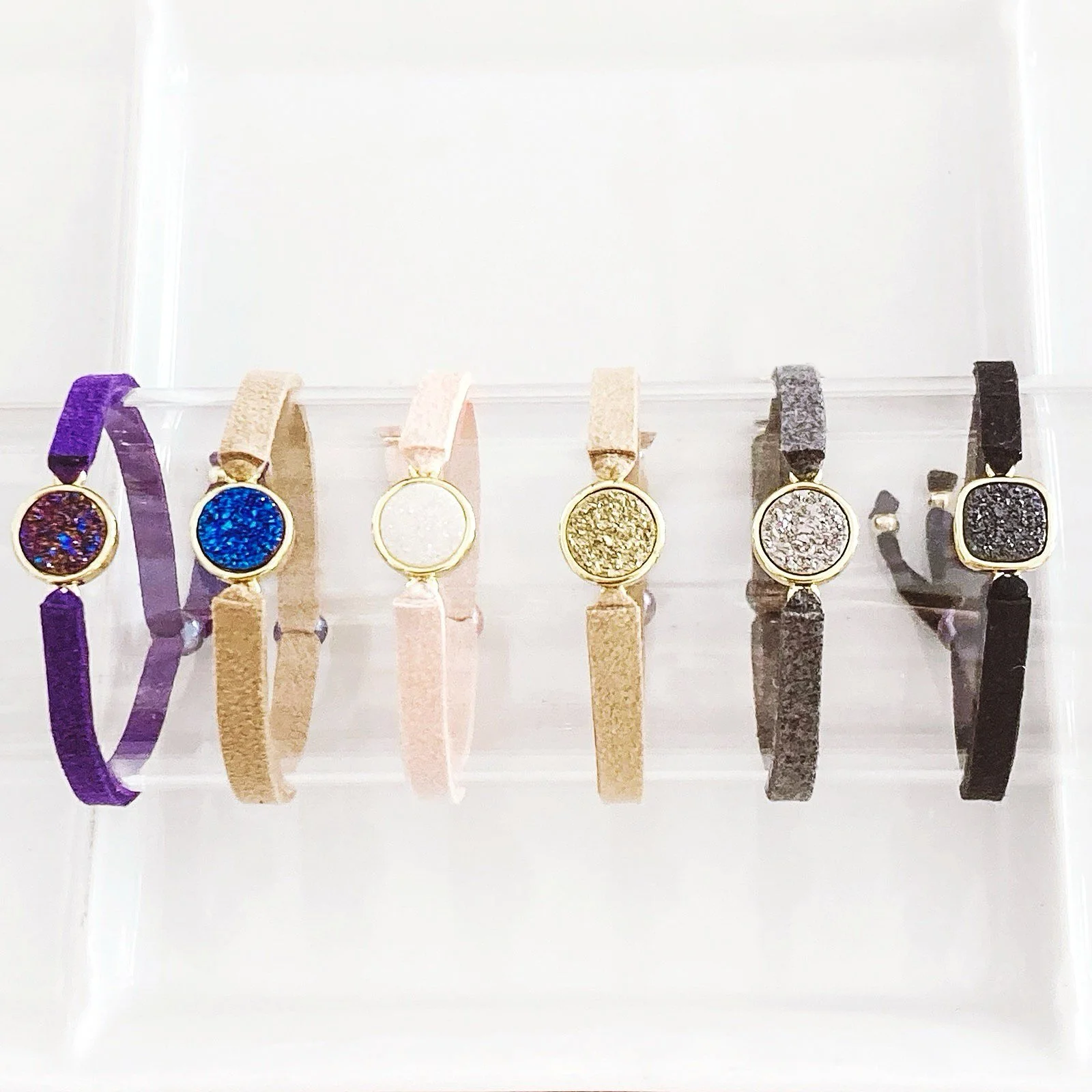 Tres Chic Druzy Bracelet Collection
