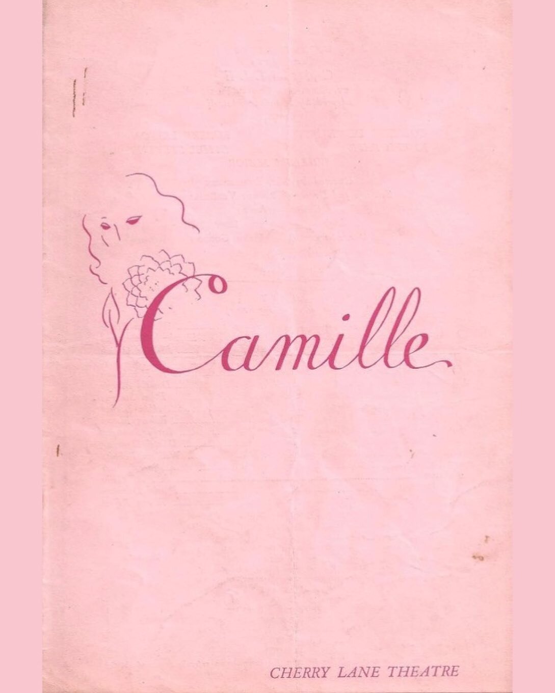 This revival of &ldquo;Camille&rdquo; starring Colleen Dewhurst and Robert Elston opened at Cherry Lane Theatre in 1956. 

This playbill features a historical little known fact about Cherry Lane. Can you spot what it is? 👀🍒
