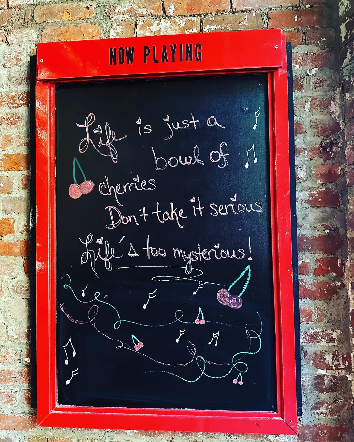 Weekend Wisdom. 🍒🎶