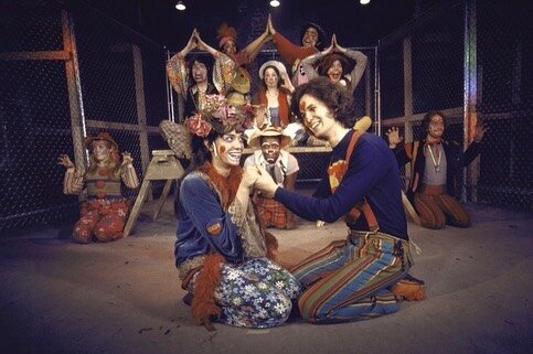 Reflecting day by day on Godspell&rsquo;s Off-Broadway premiere in 1971 at Cherry Lane Theatre. With music by Stephen Schwartz and direction by John-Michael Tebelak, Godspell became a hit and remains so to this day. 

| Billy Rose Theatre Division, N